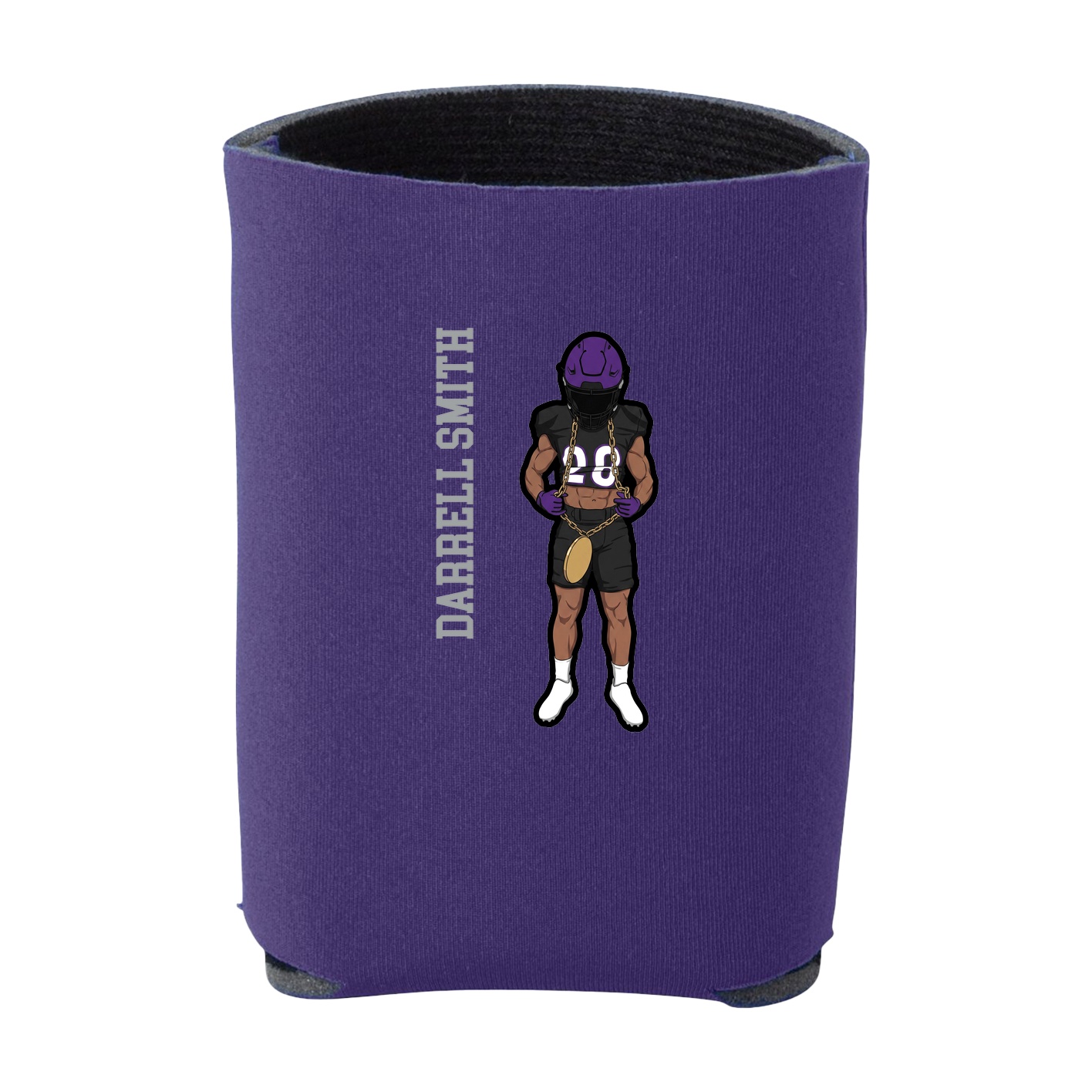 Can Holder — Name Vertical in Purple