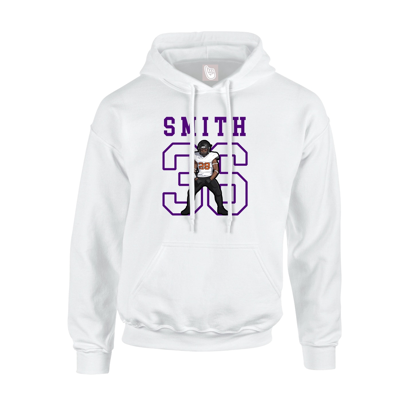 Youth Hoodie — Shirsey in White