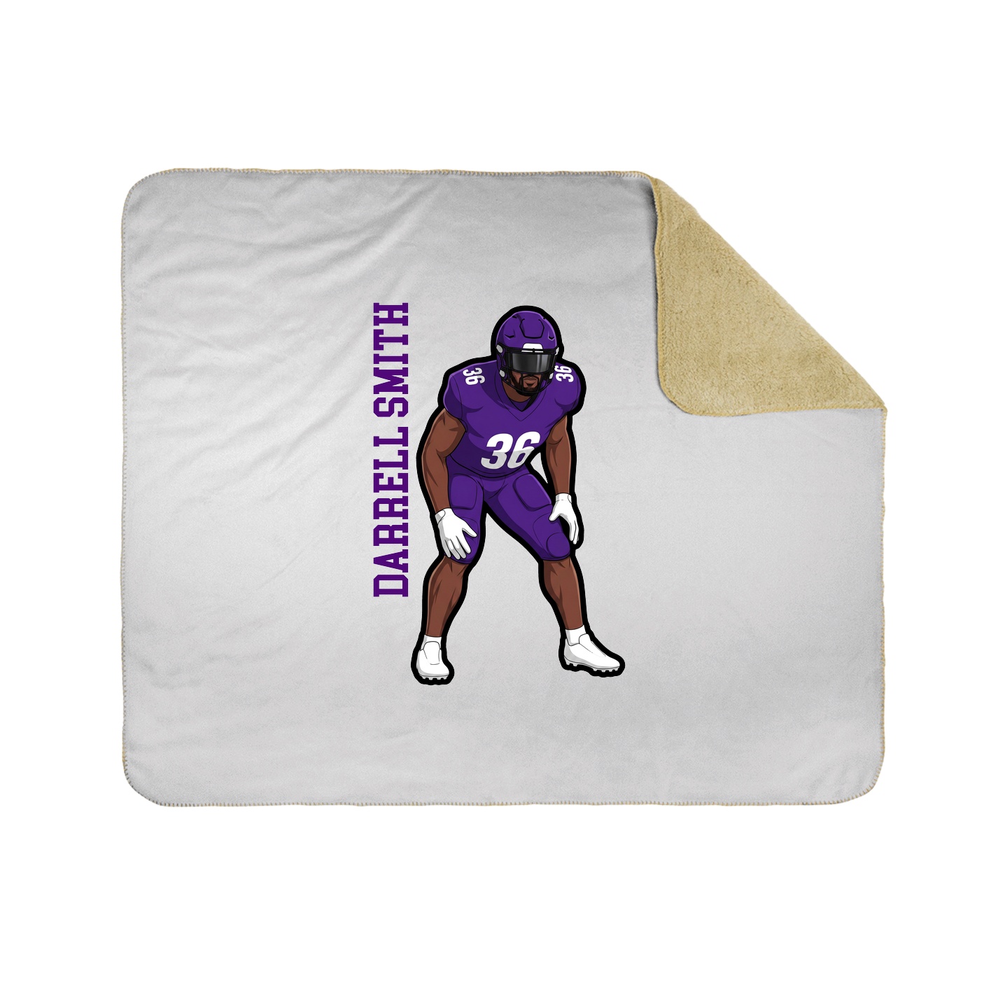 50x60 Sherpa Lined Throw Blanket