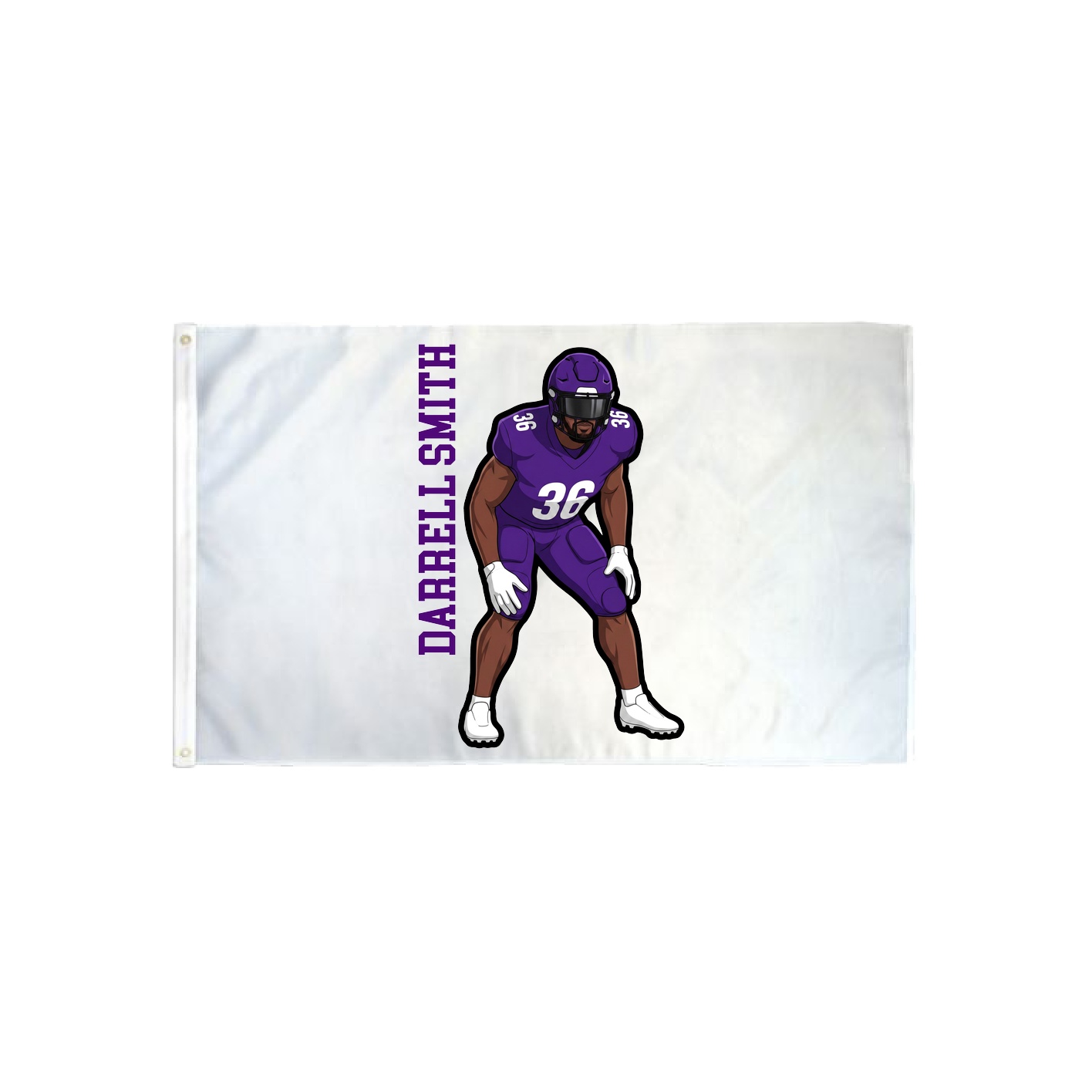 3x5 Flag — Name Vertical in Classic