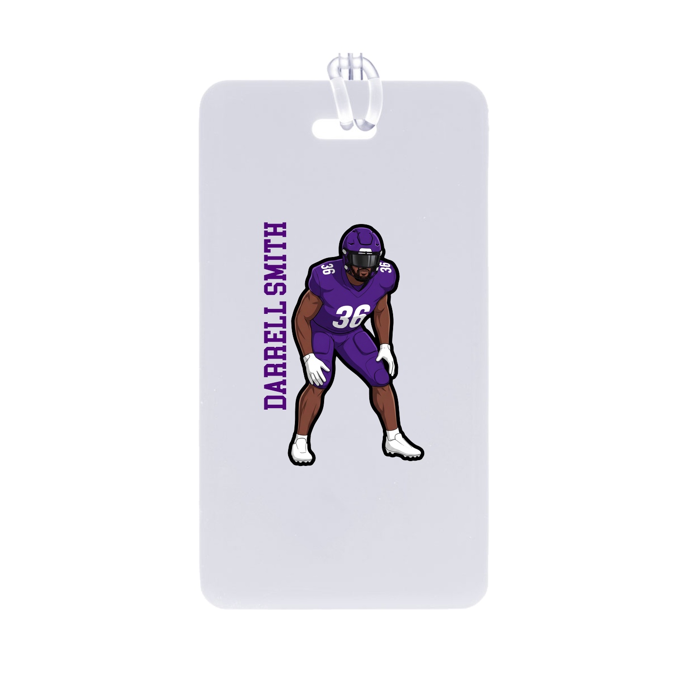Bag Tag — Name Vertical in Classic