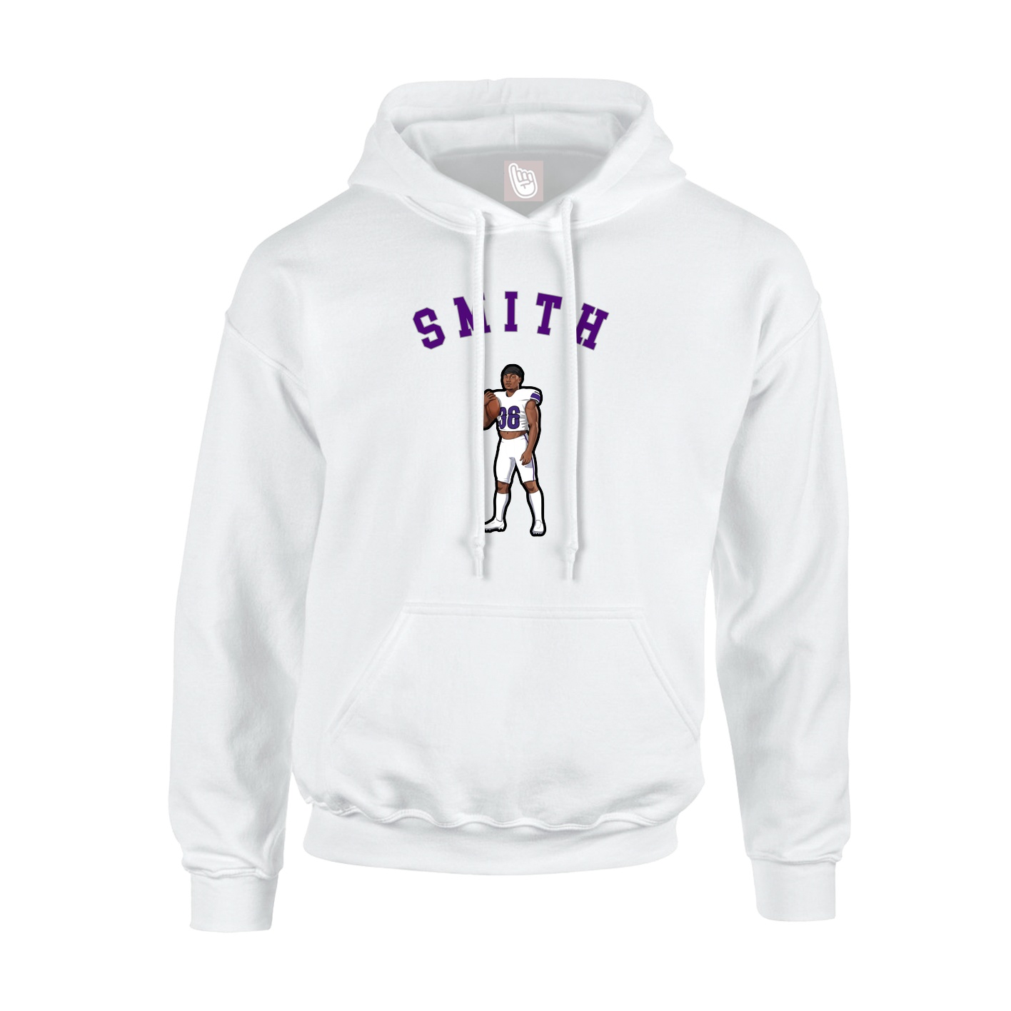 Youth Hoodie — Shirsey Arch in White