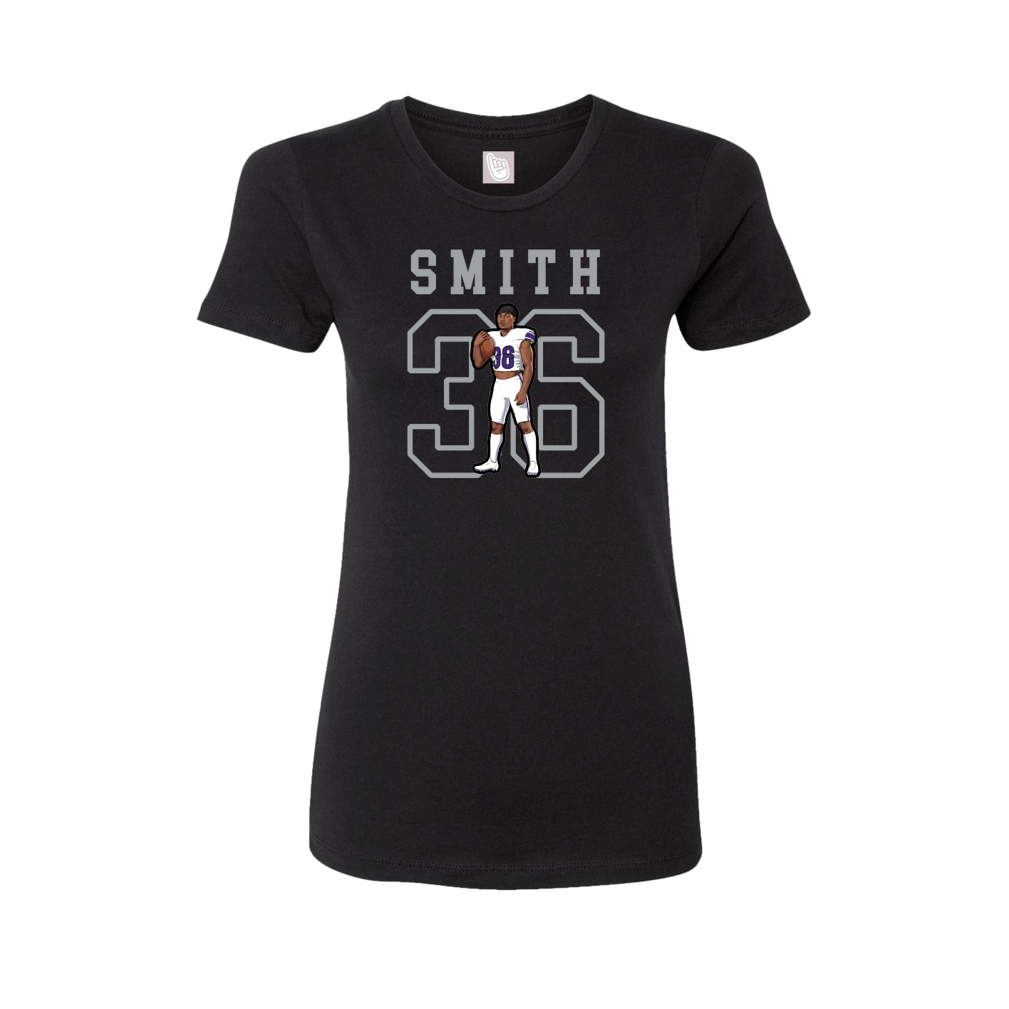 Fitted Women's Tee — Shirsey in Black