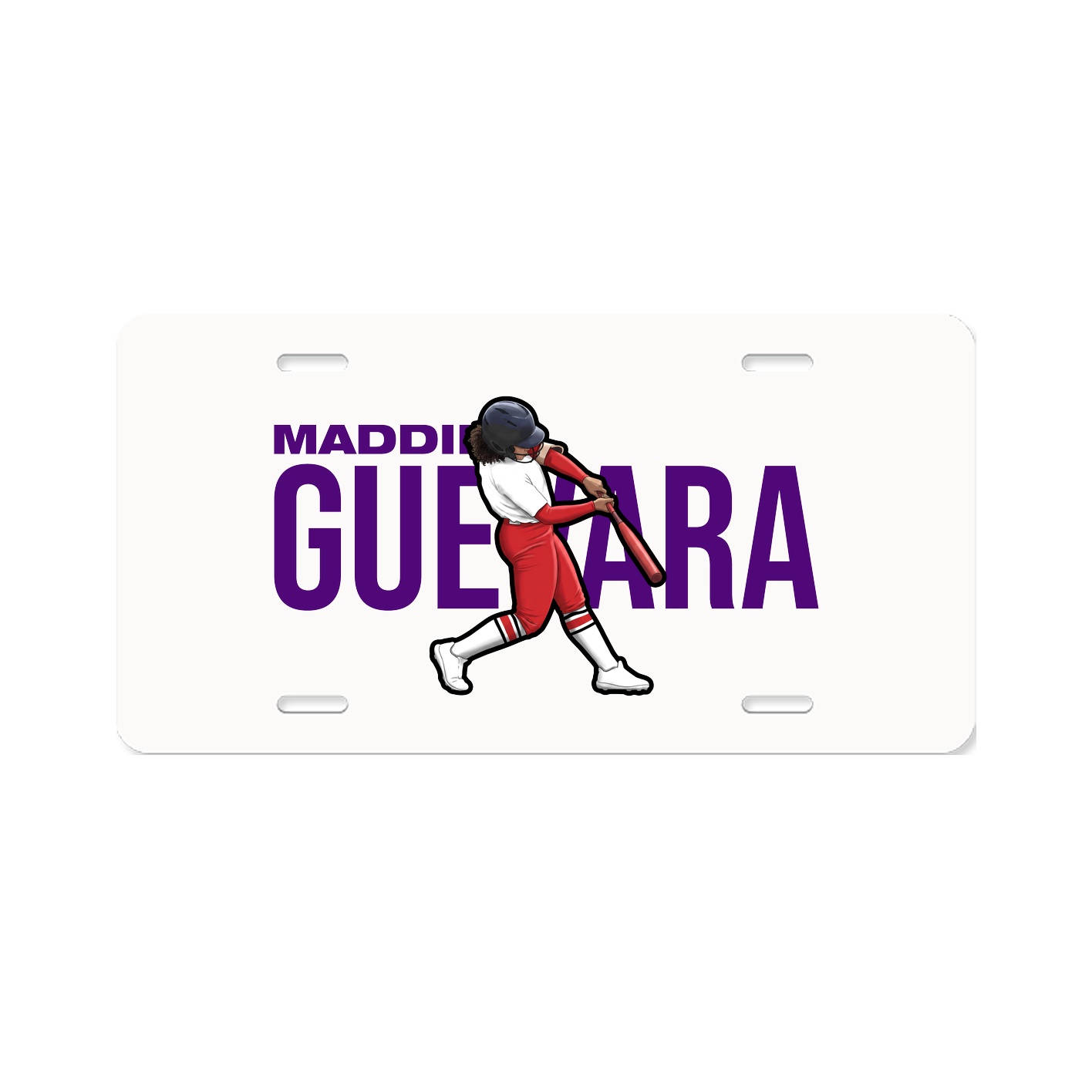 License Plate — Player Name in Classic