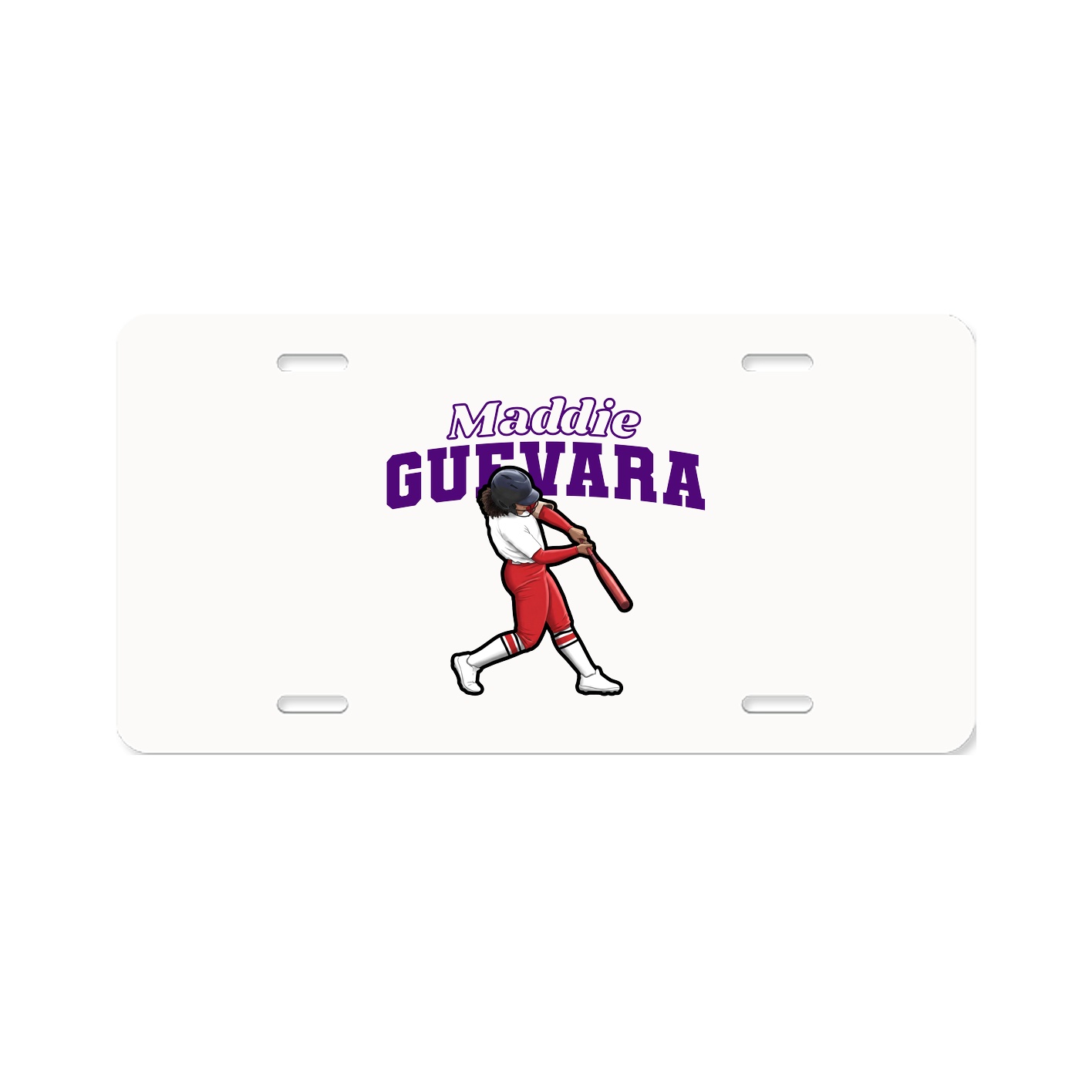 License Plate — Name Arch in Classic