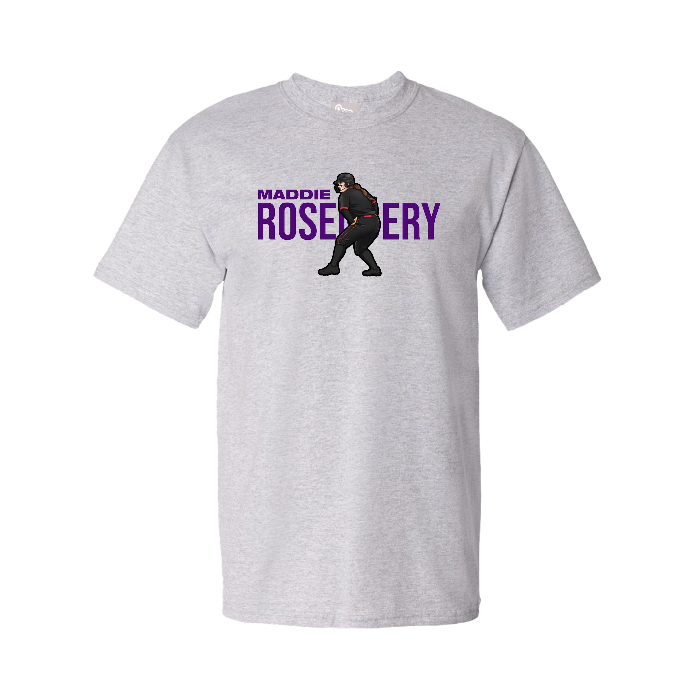 Youth Tee — Player Name in Grey