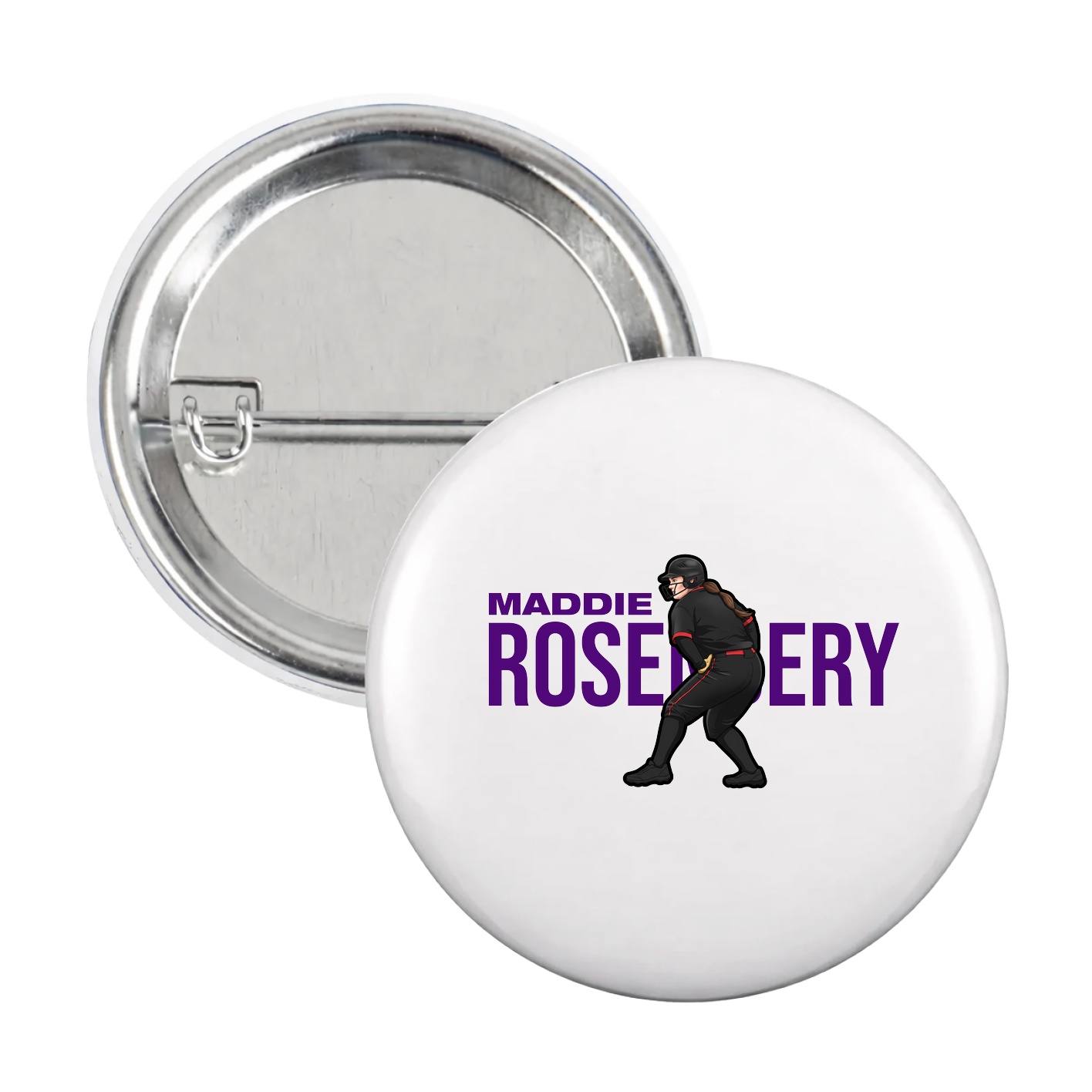 Game Day Button — Player Name in White