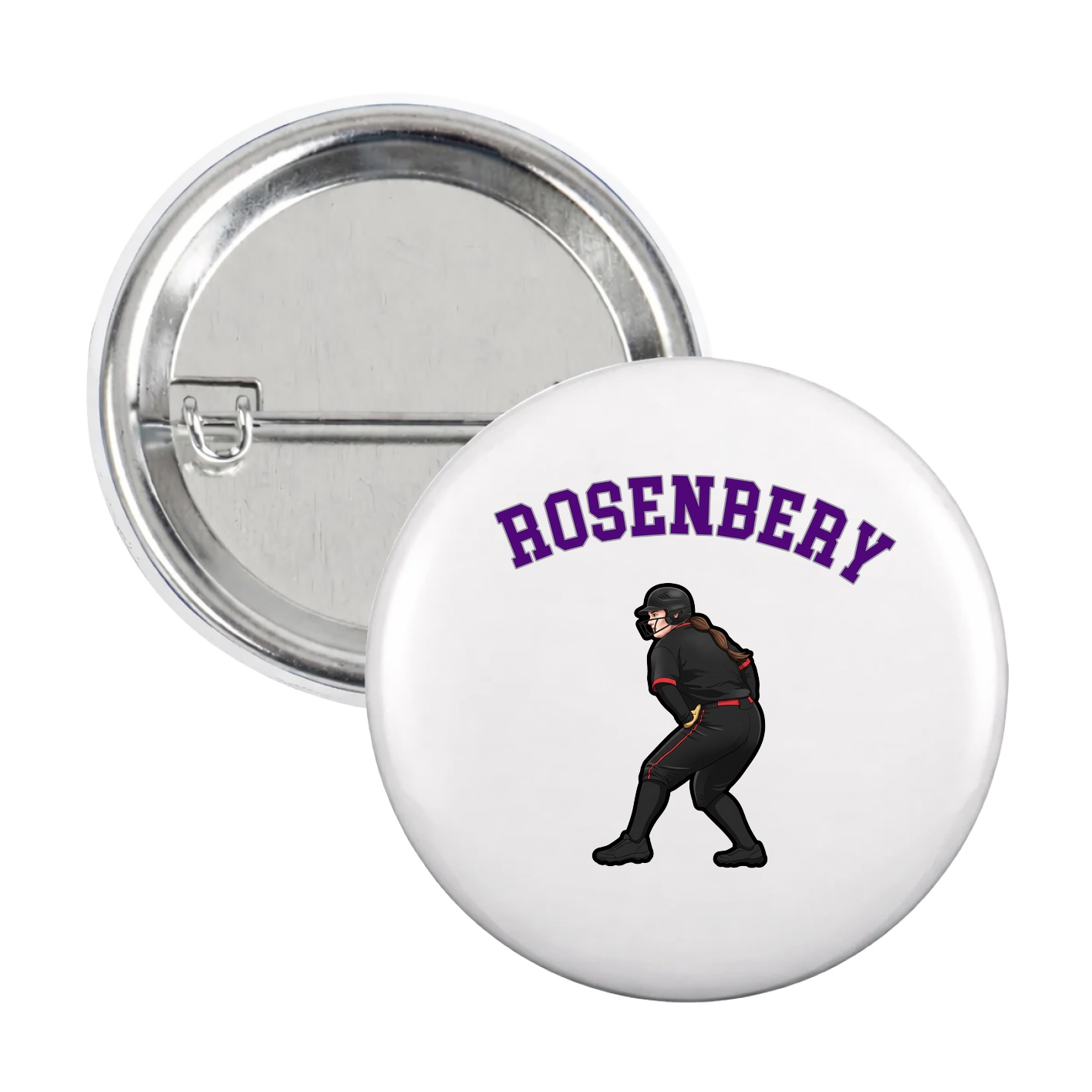 Game Day Button — Shirsey Arch in White