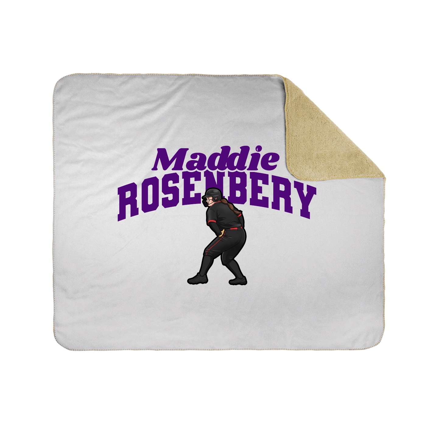 Throw Blanket — Signature Arch in White