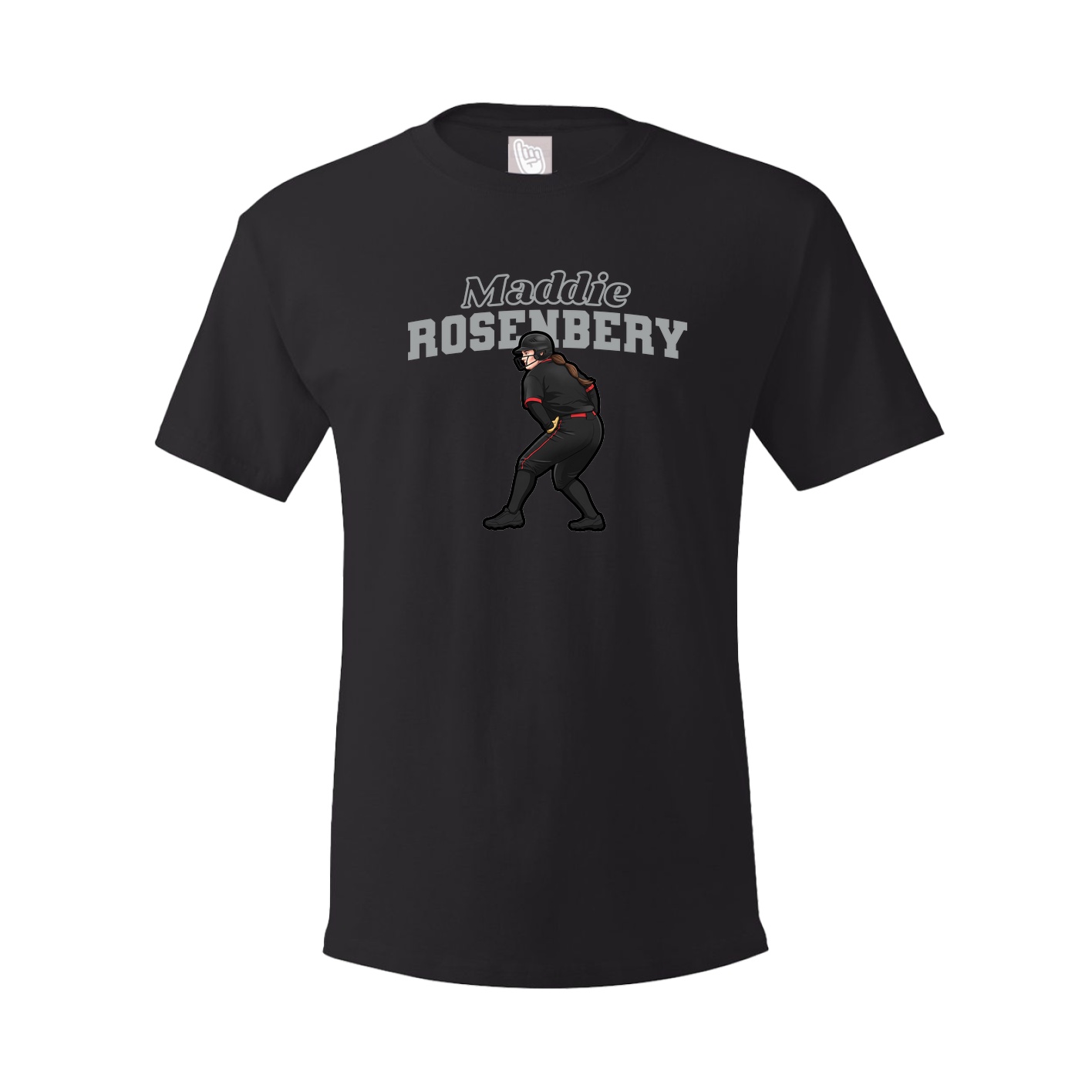 Youth Tee — Name Arch in Black