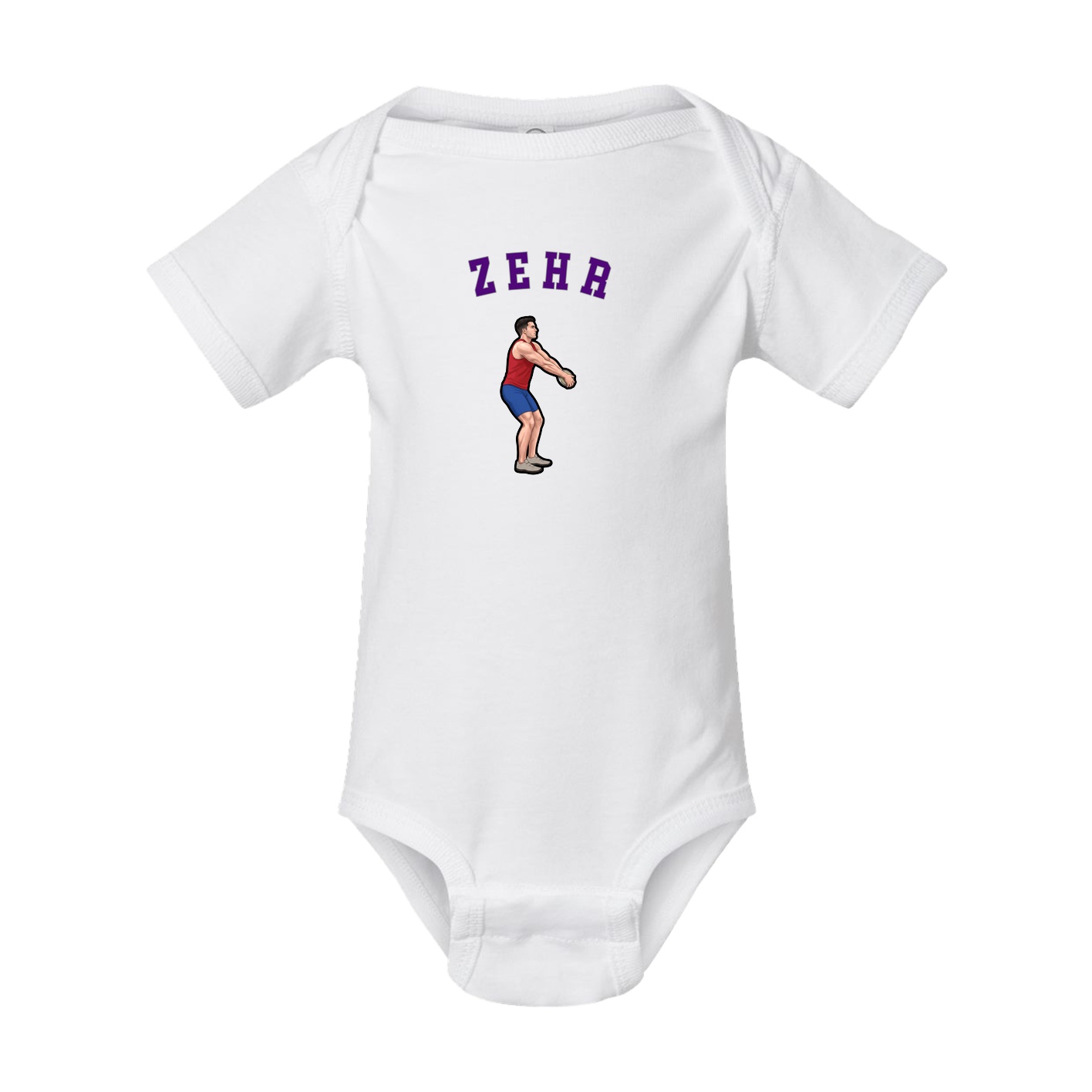 Baby Onesie — Shirsey Arch in White