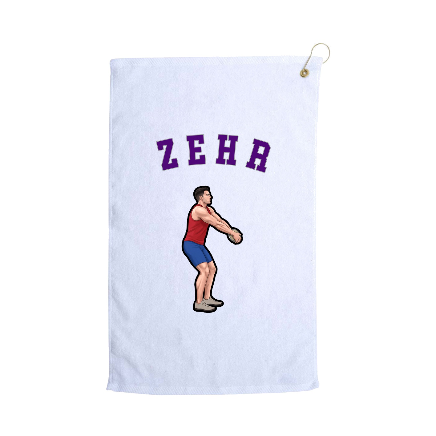 Golf Towel — Shirsey Arch in White