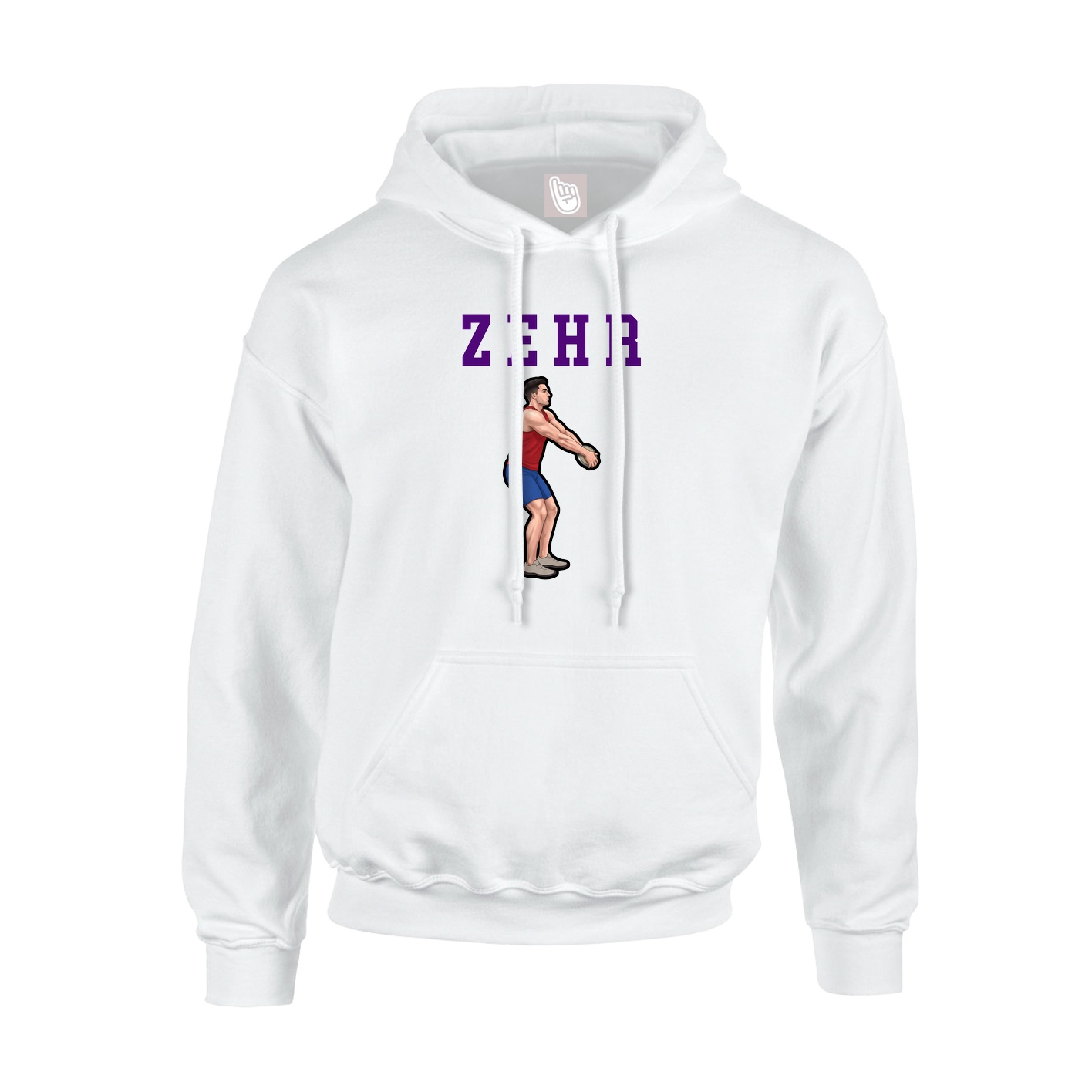 Hoodie — Shirsey in White