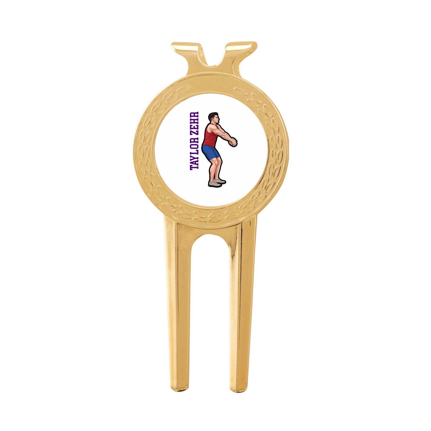 Divot Tool with Ball Marker — Name Vertical in Classic