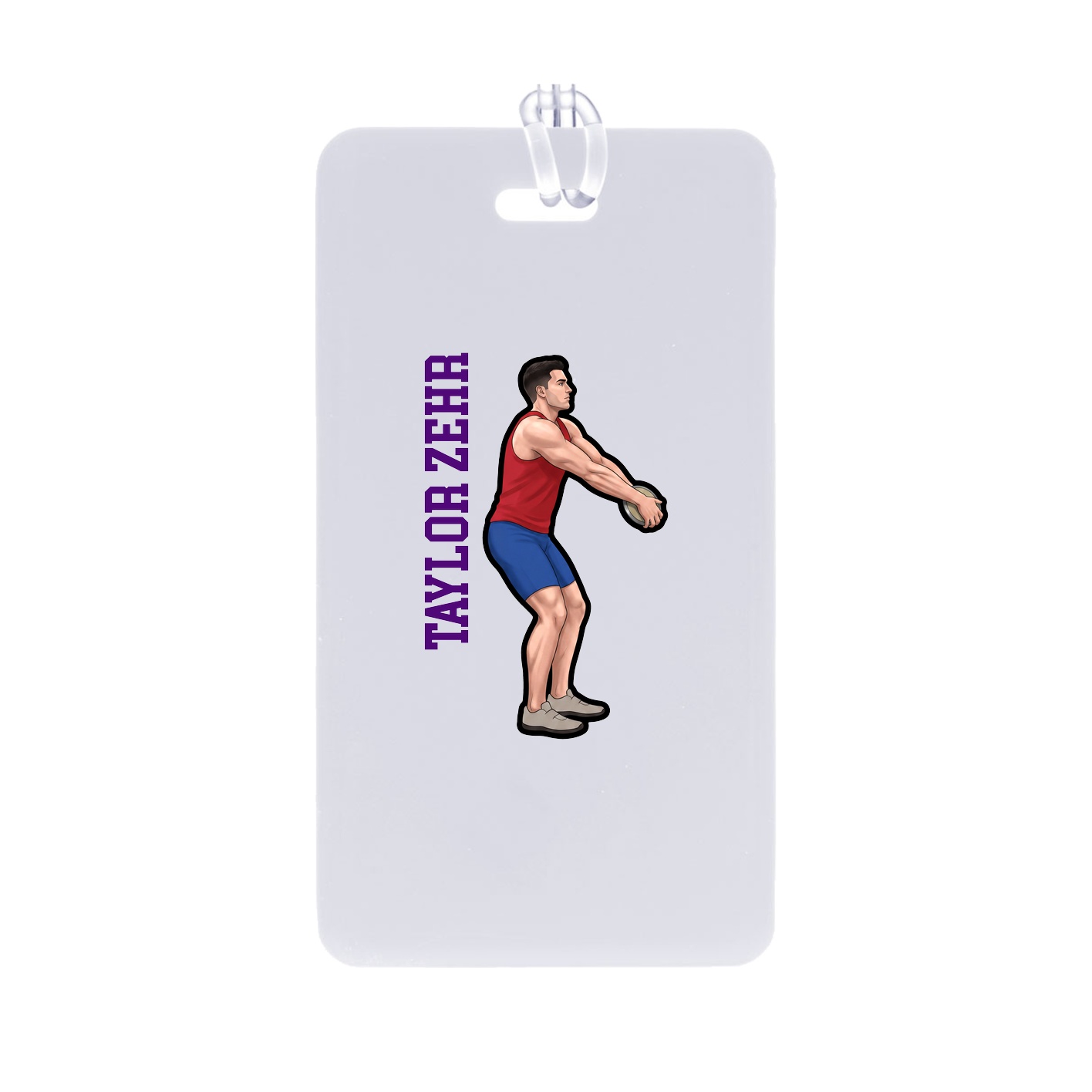 Bag Tag — Name Vertical in Classic