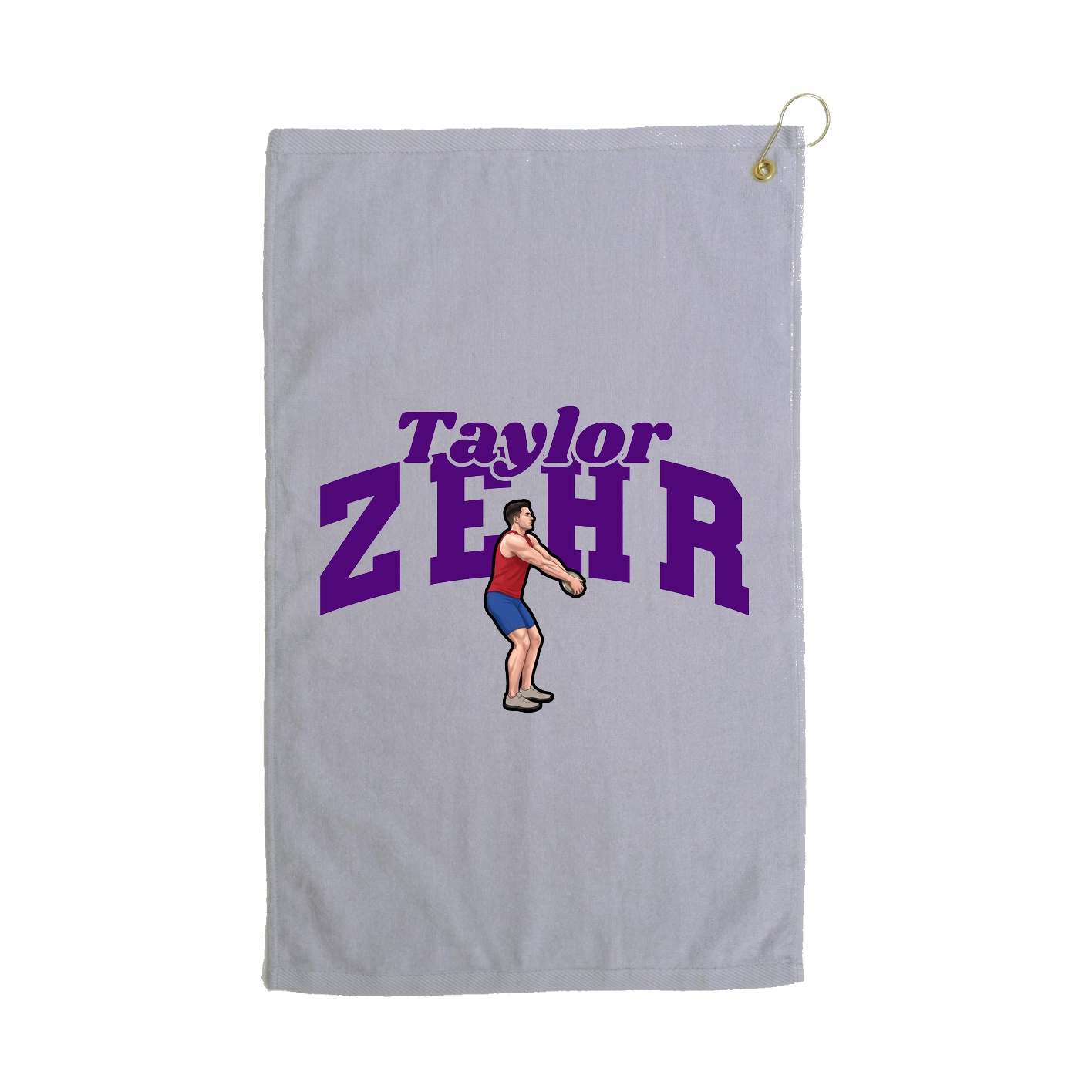 Golf Towel — Signature Arch in Grey