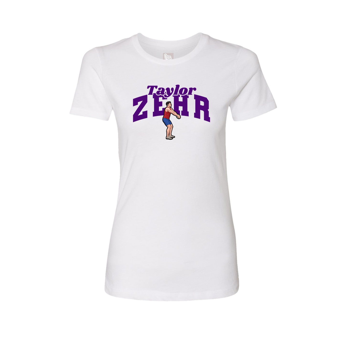 Womens Tee — Signature Arch in White