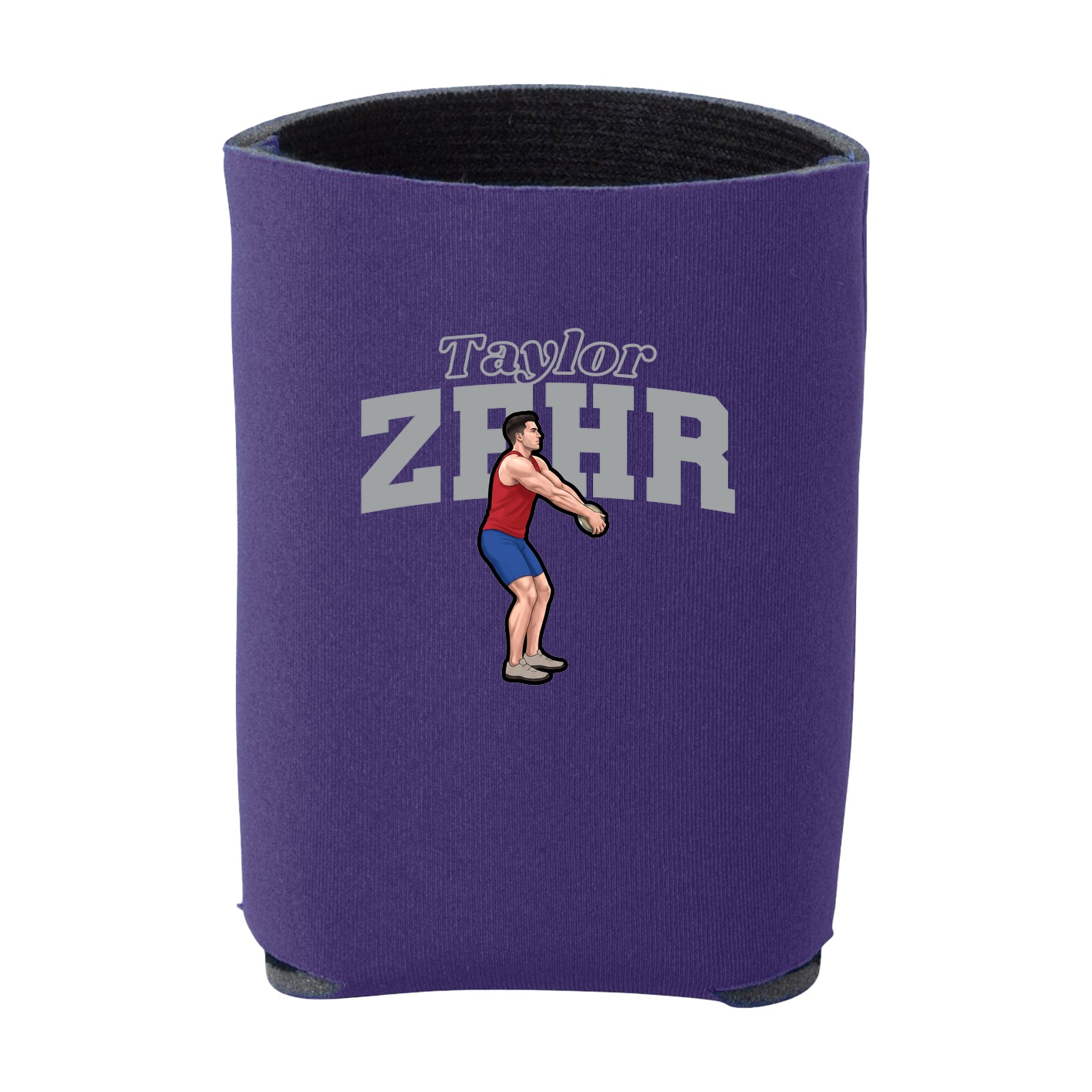 Can Holder — Name Arch in Purple