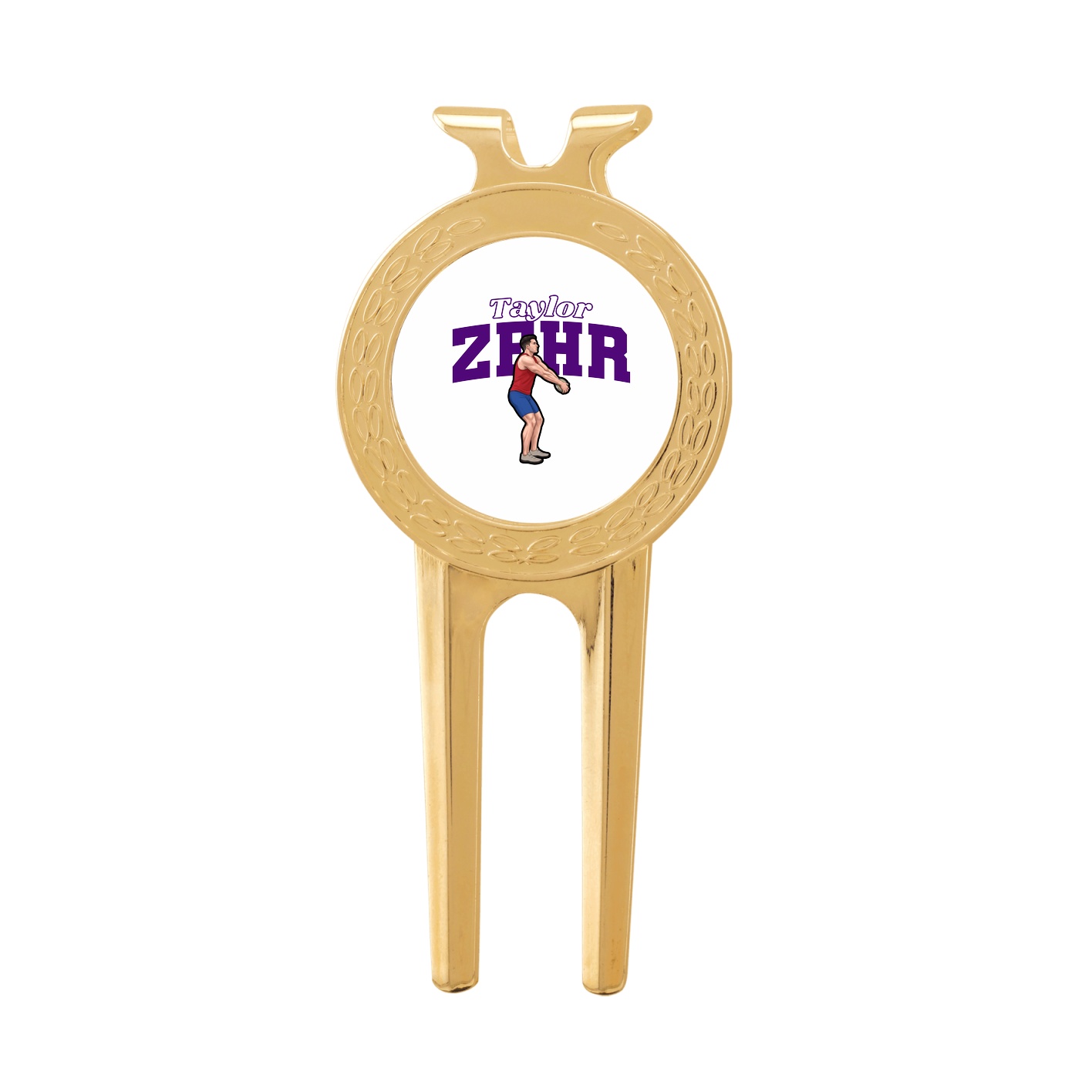 Divot Tool with Ball Marker — Name Arch in Classic