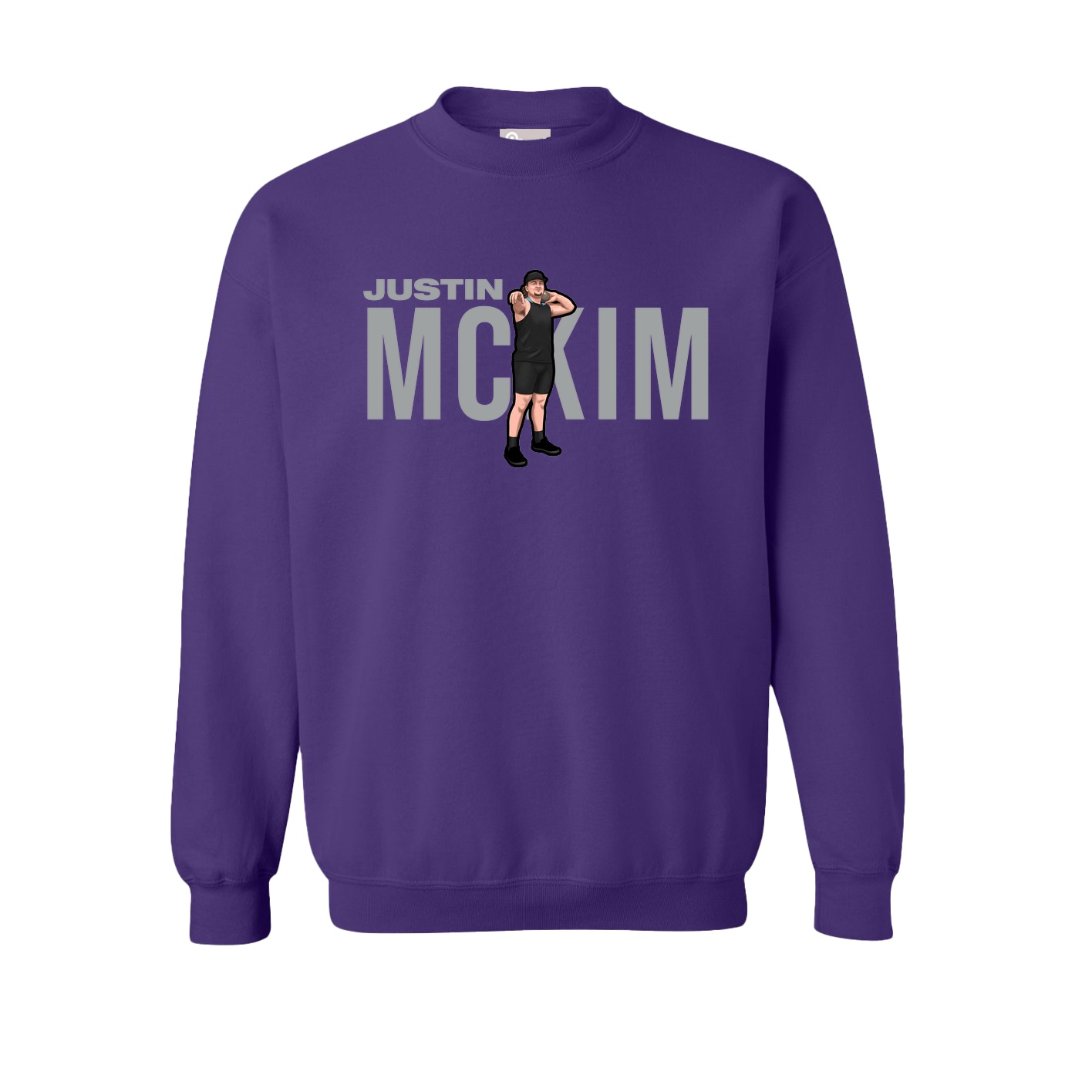 Fleece Crew — Player Name in Purple
