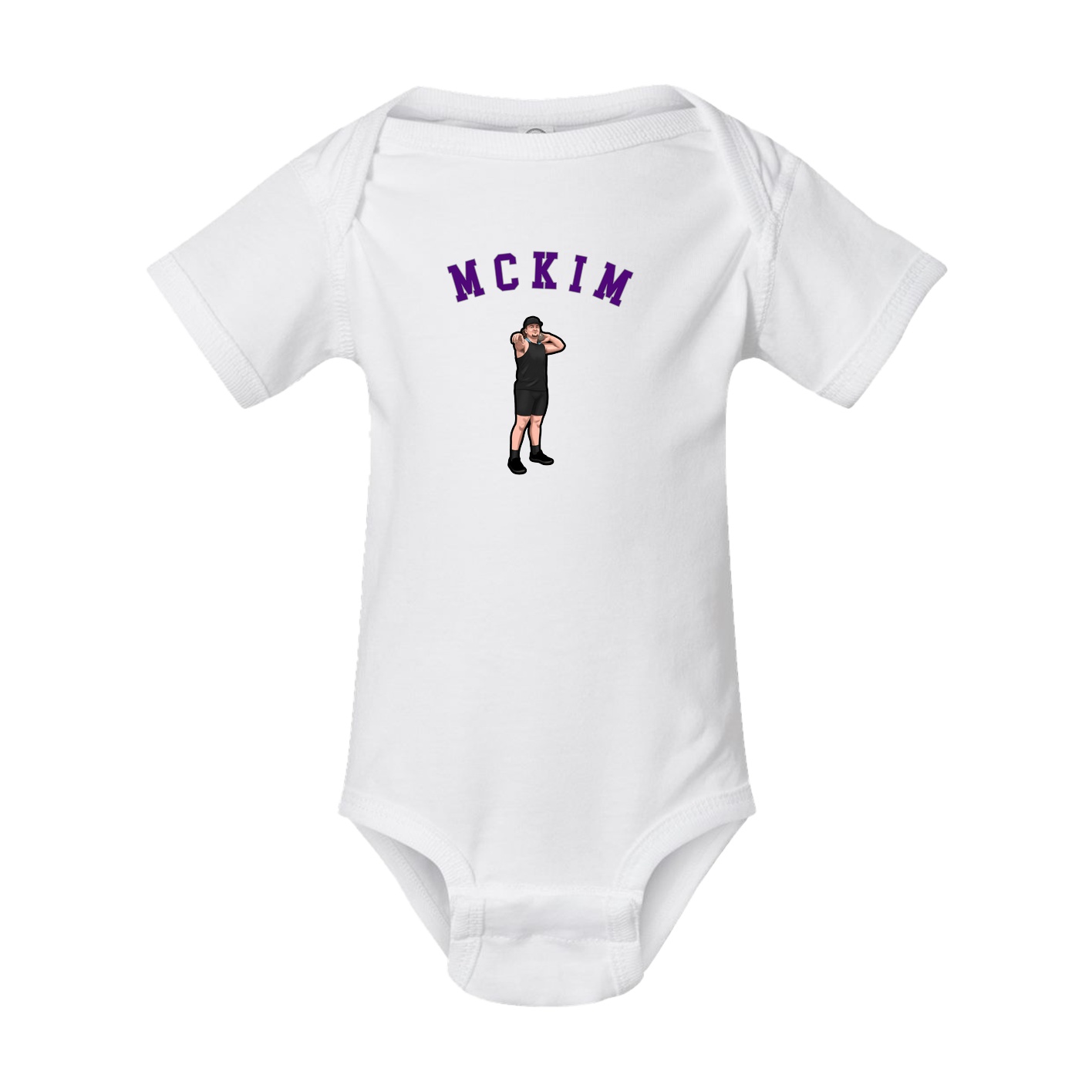Baby Onesie — Shirsey Arch in White