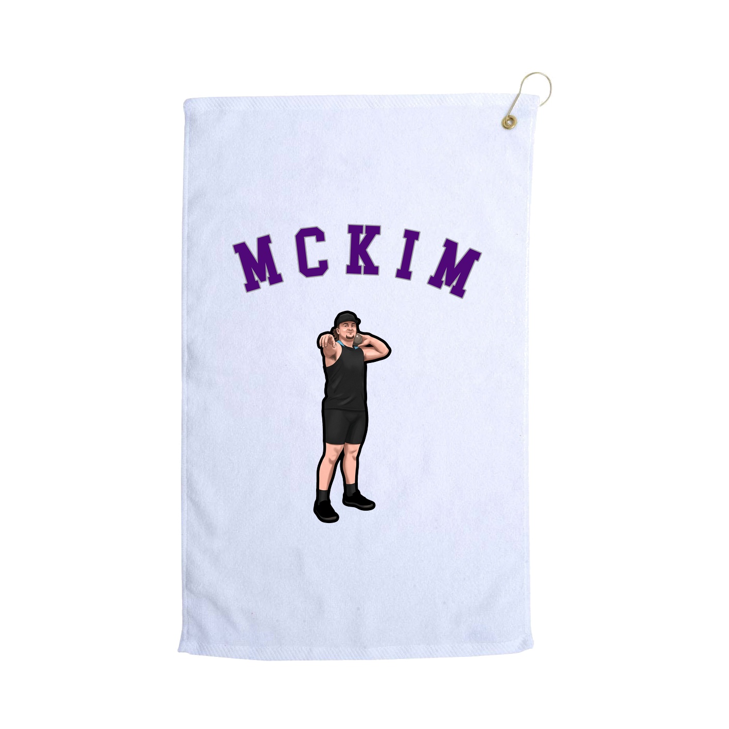 Golf Towel — Shirsey Arch in White