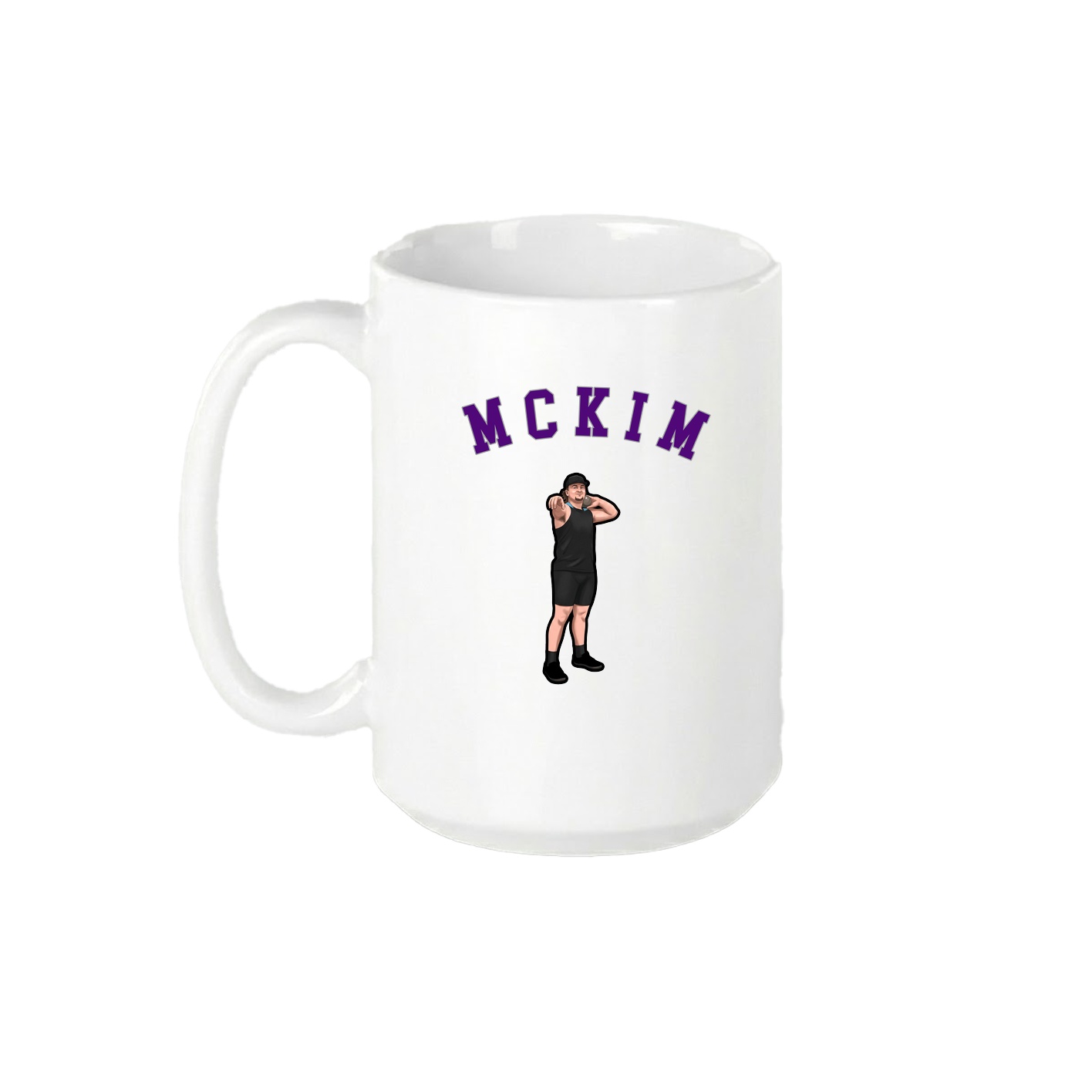 15oz Coffee Mug — Shirsey Arch in White