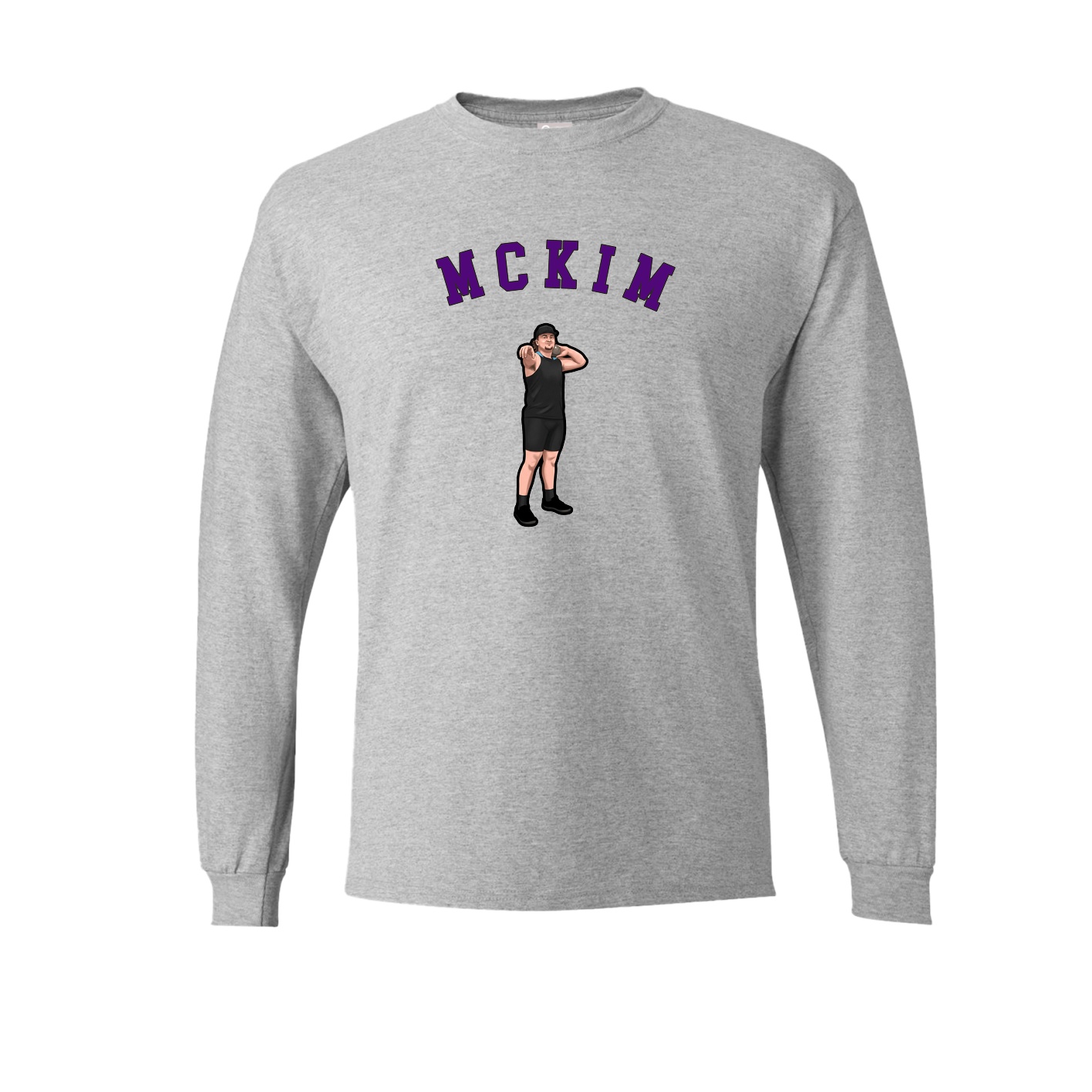 Long Sleeve Tee — Shirsey Arch in Grey