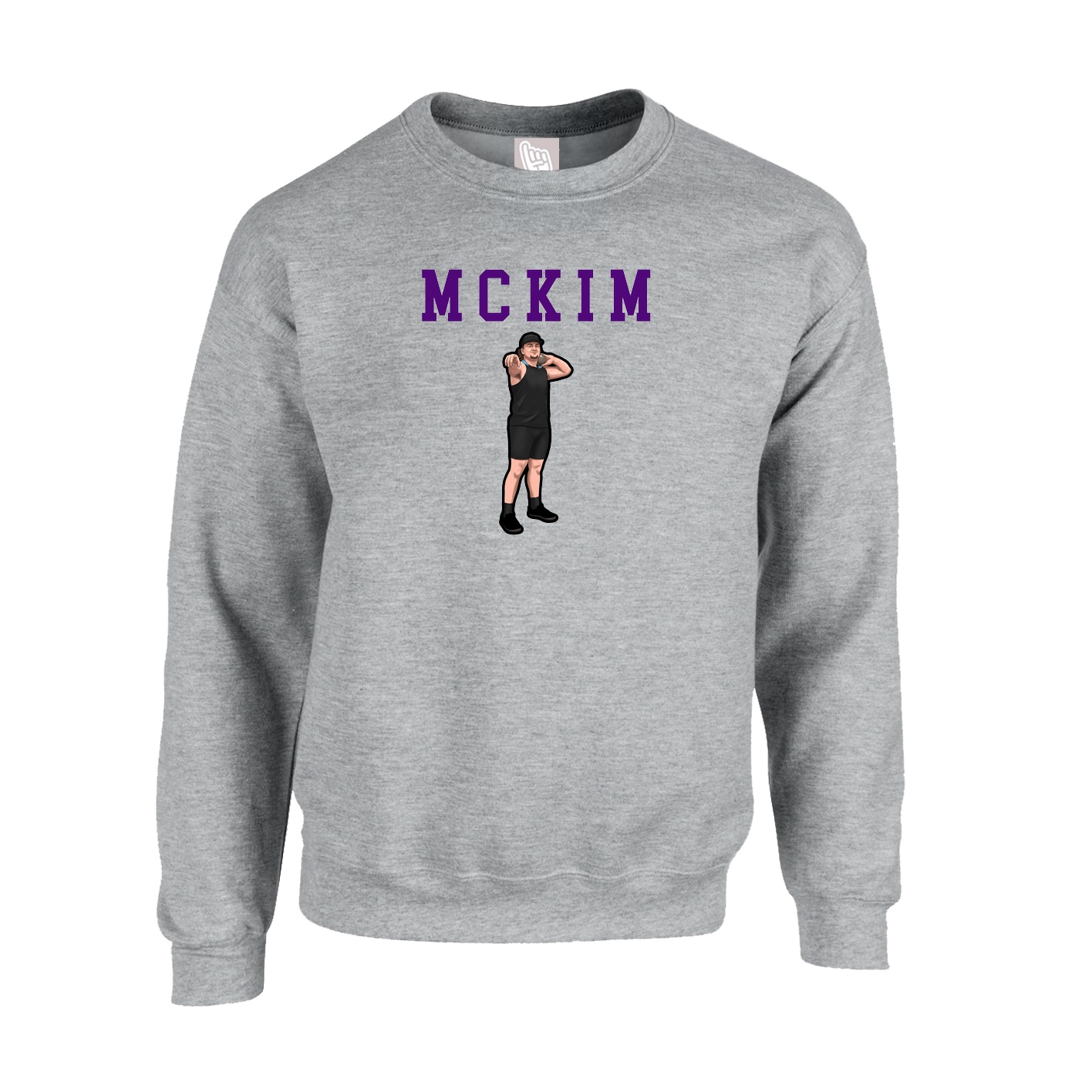 Fleece Crew — Shirsey in Grey