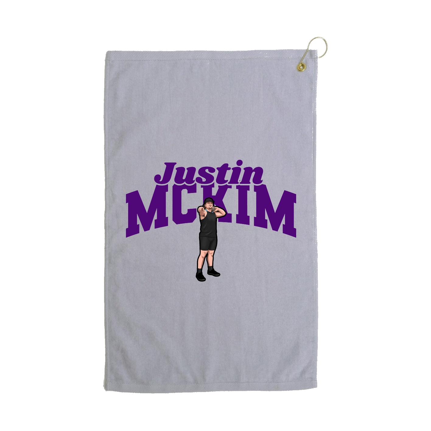 Golf Towel — Signature Arch in Grey