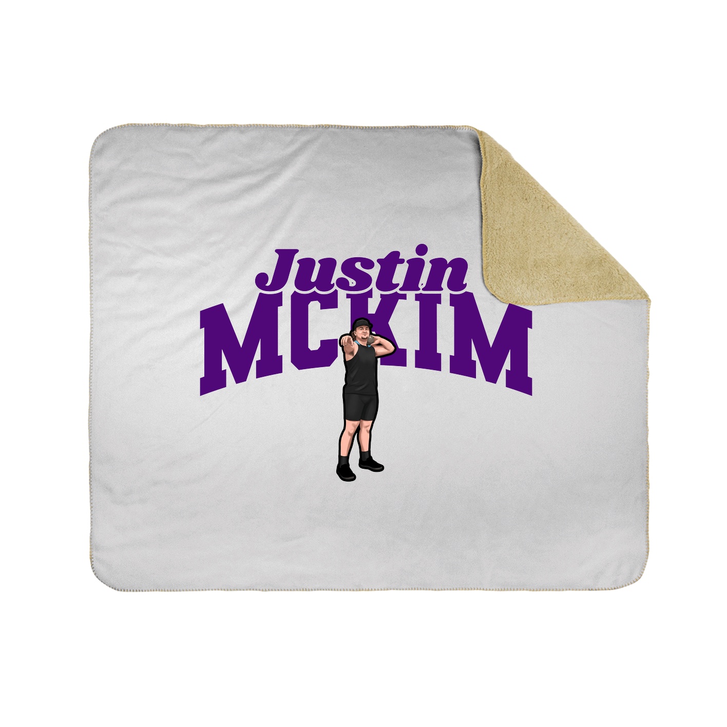 Throw Blanket — Signature Arch in White