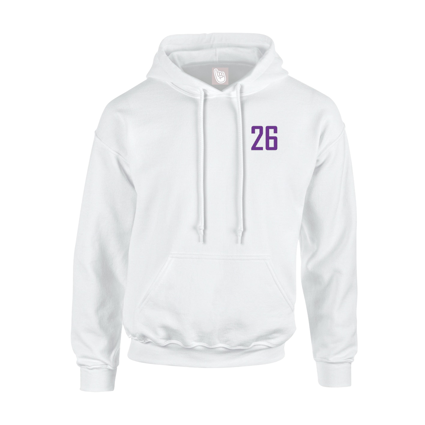 Youth Hoodie — Front Shirsy in White
