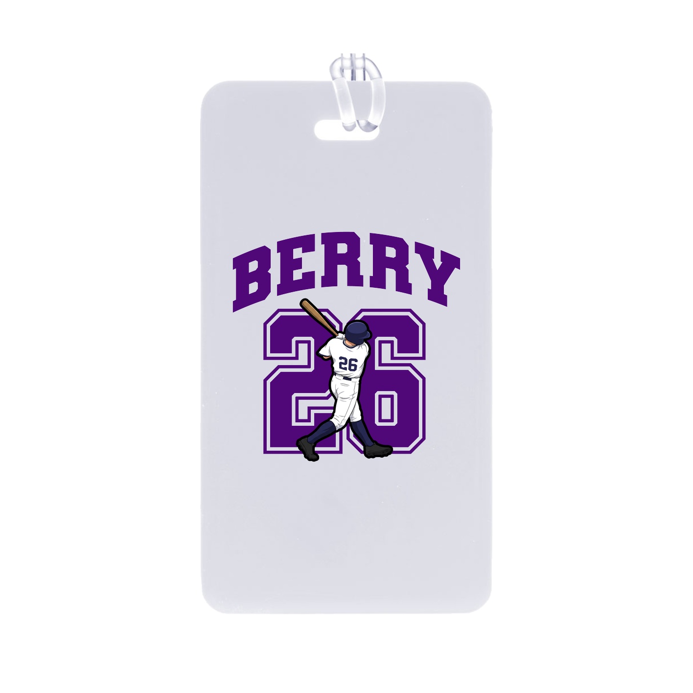 Bag Tag — Number in Classic