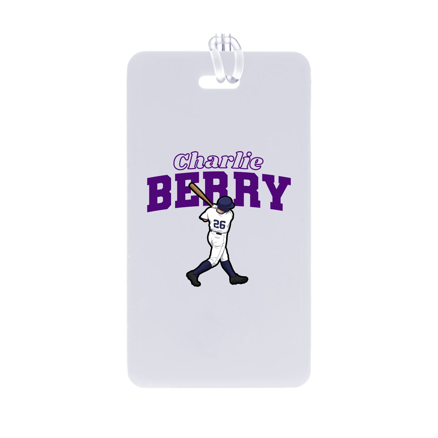 Bag Tag — Name Arch in Classic