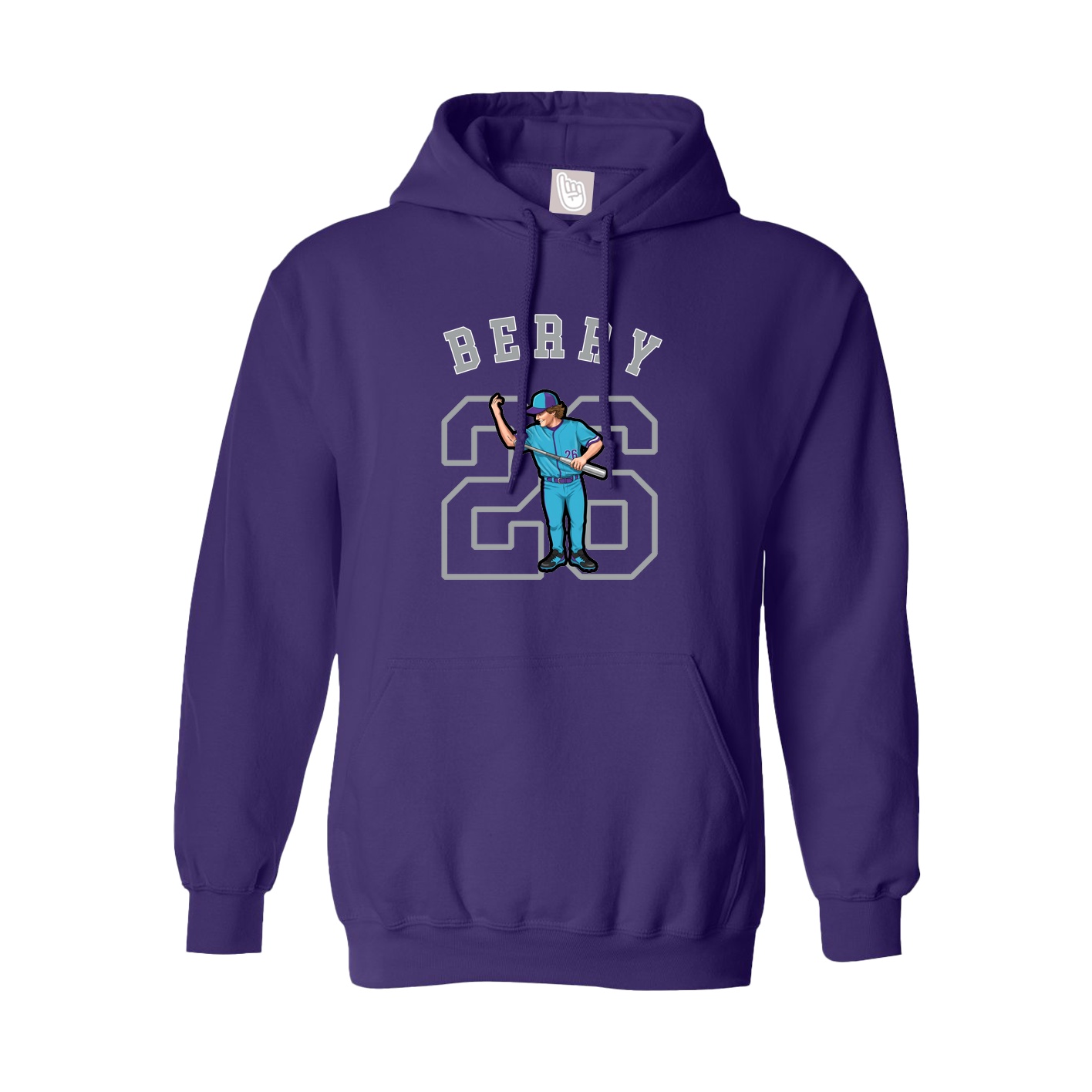 Hoodie — Shirsey Arch in Purple