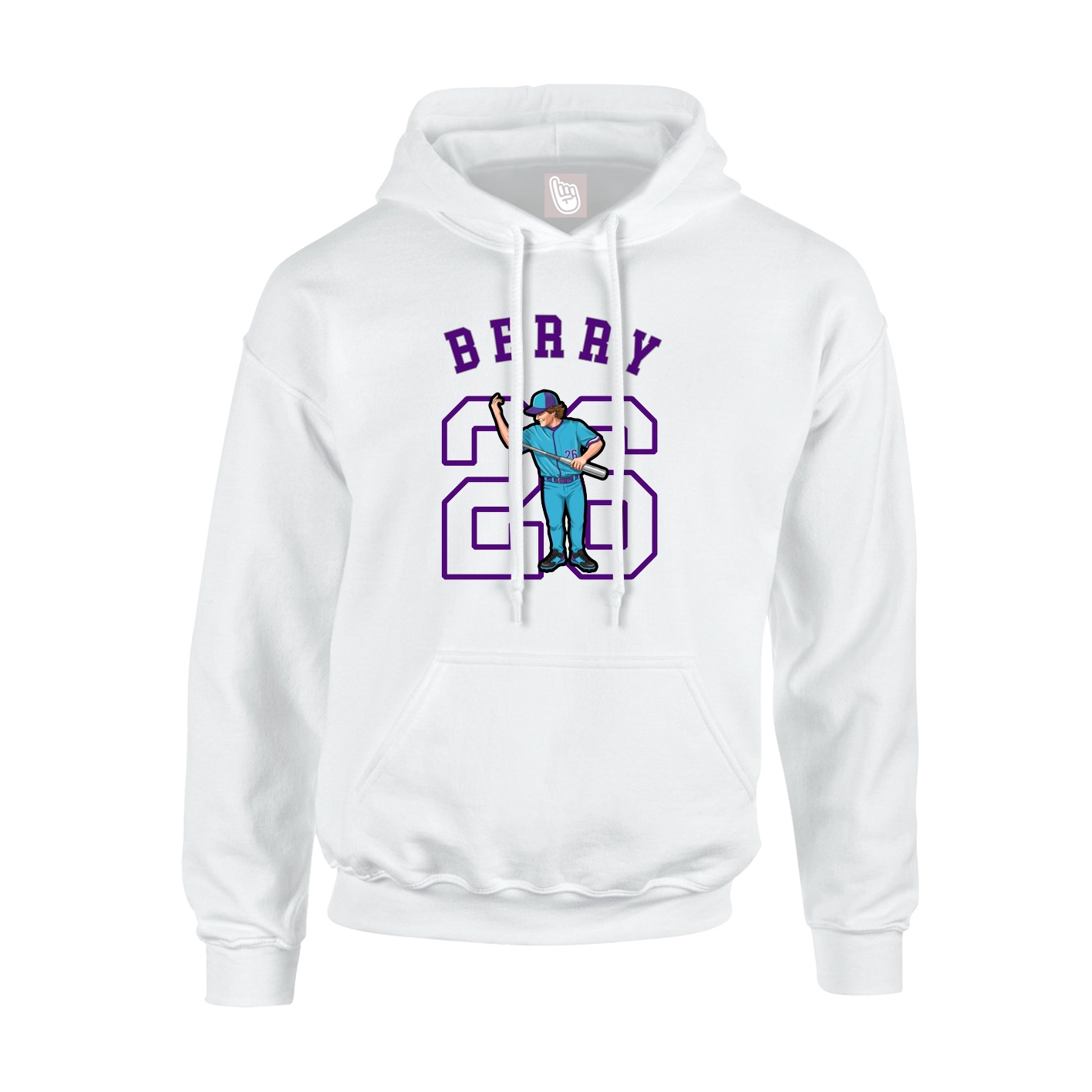 Youth Hoodie — Shirsey Arch in White