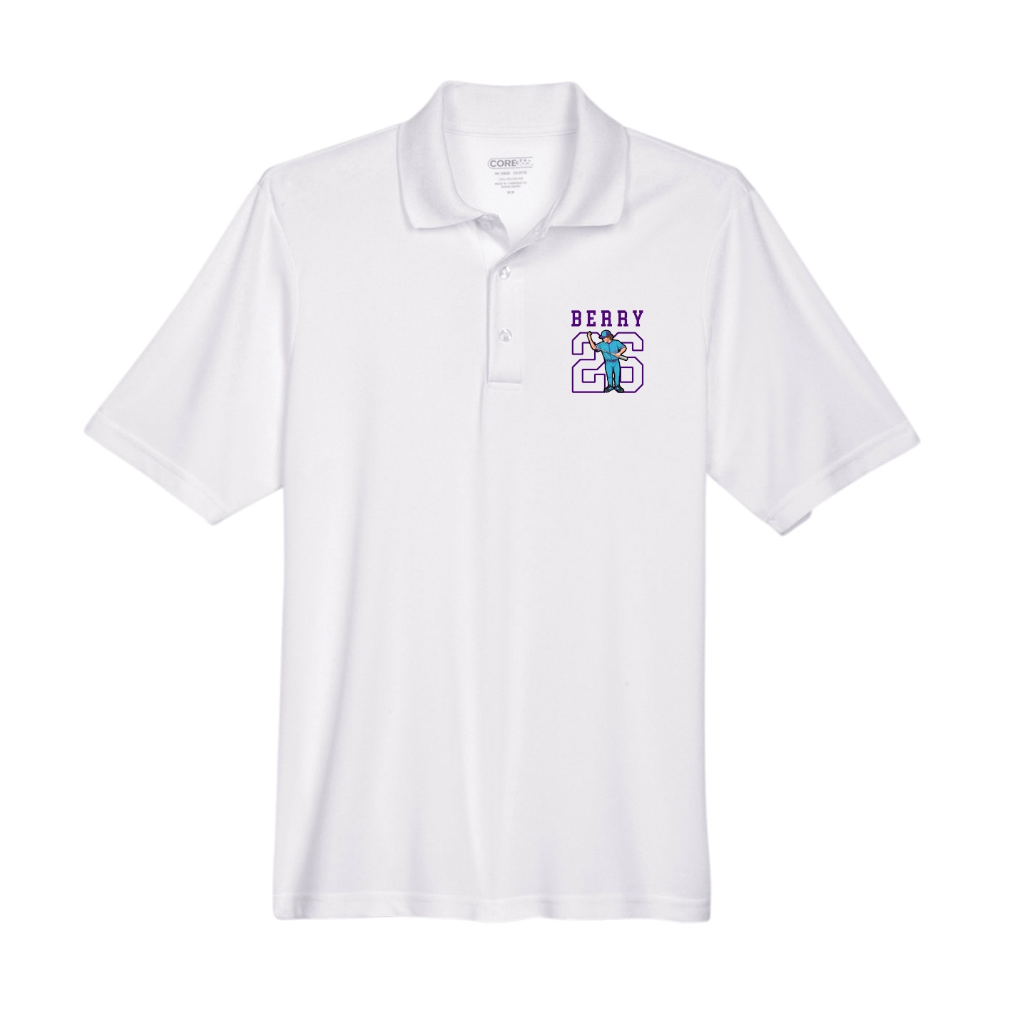Performance Polo — Shirsey in White