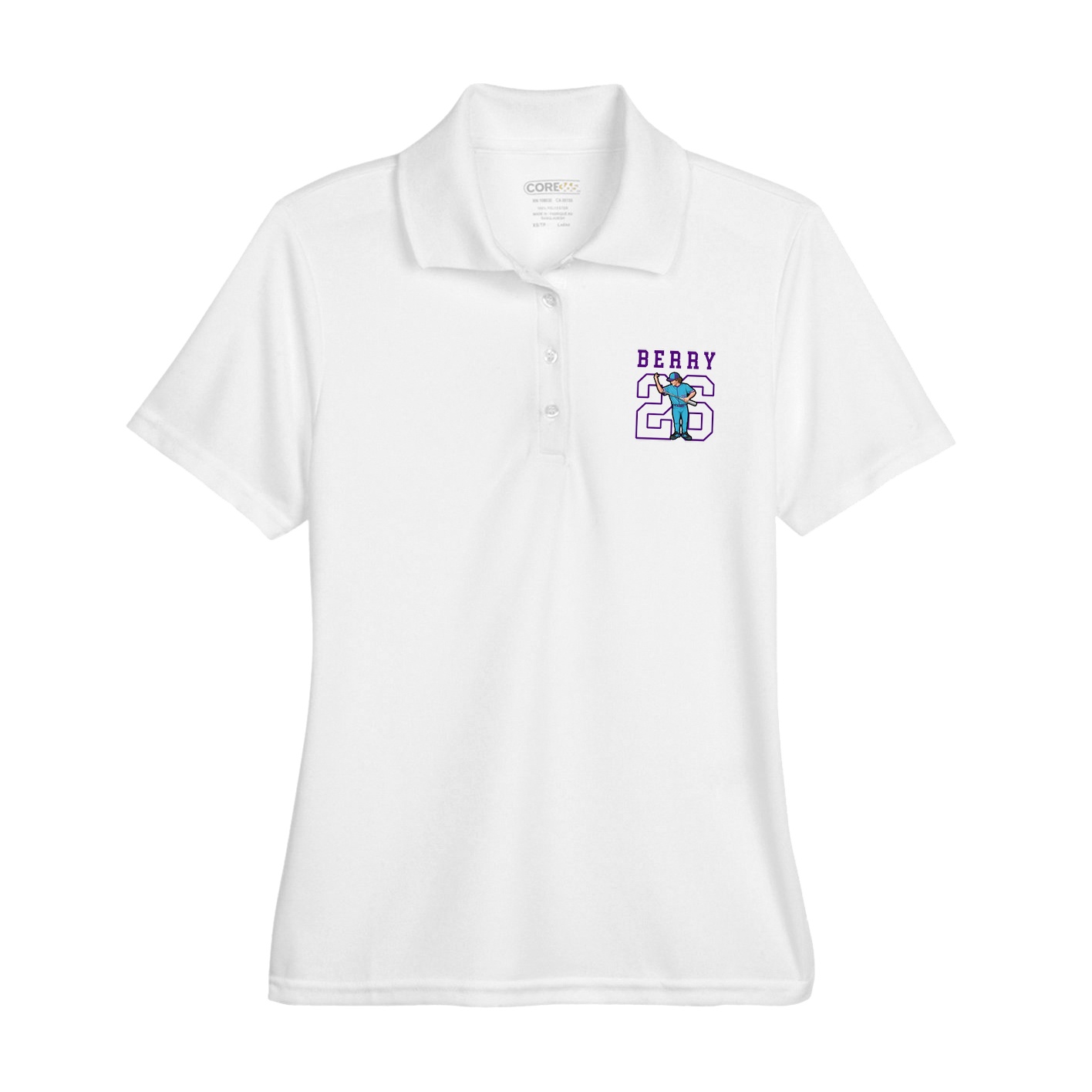 Womens Performance Polo — Shirsey in White