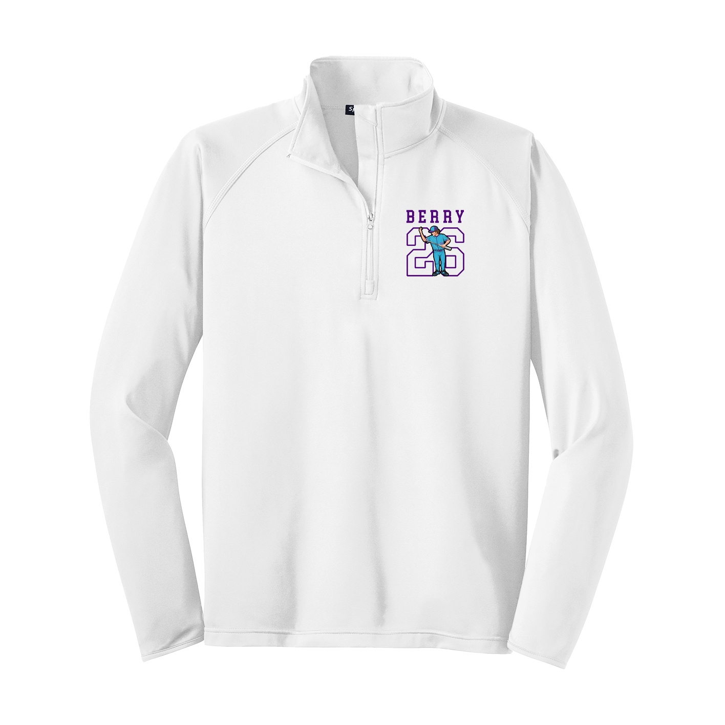 Q-Zip Pullover — Shirsey in White