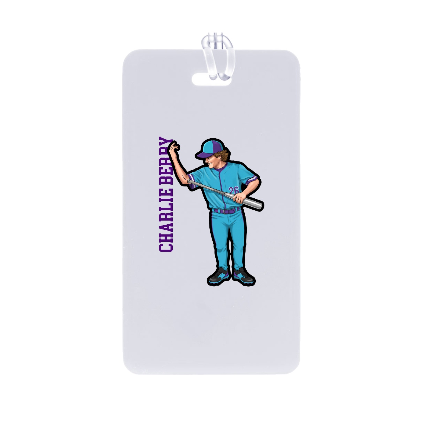 Bag Tag — Name Vertical in Classic