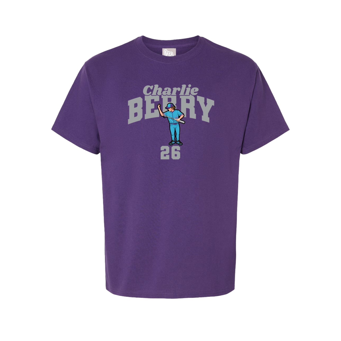 Tee — Signature Arch in Purple