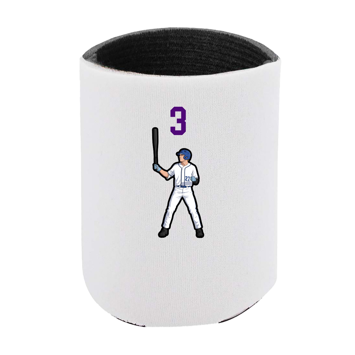 Can Holder — Number Top in White