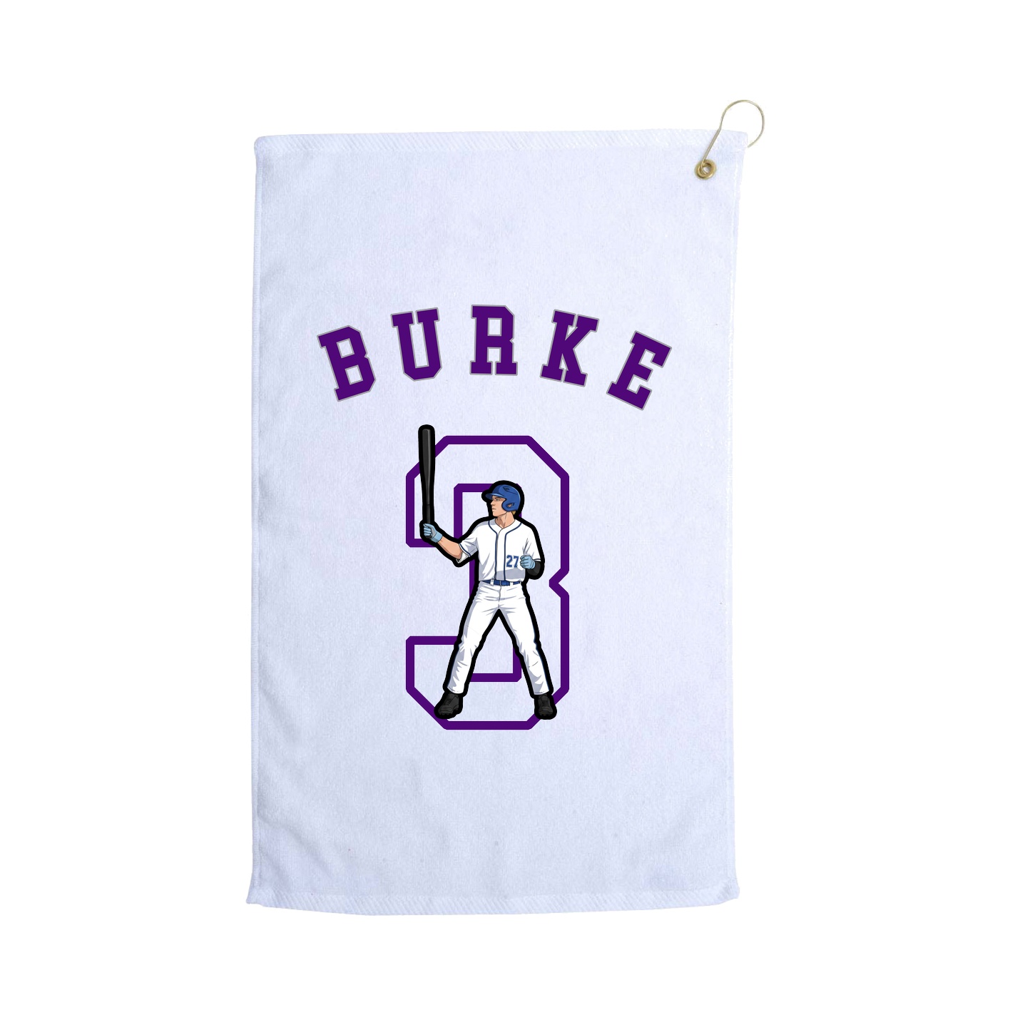 Golf Towel — Shirsey Arch in White