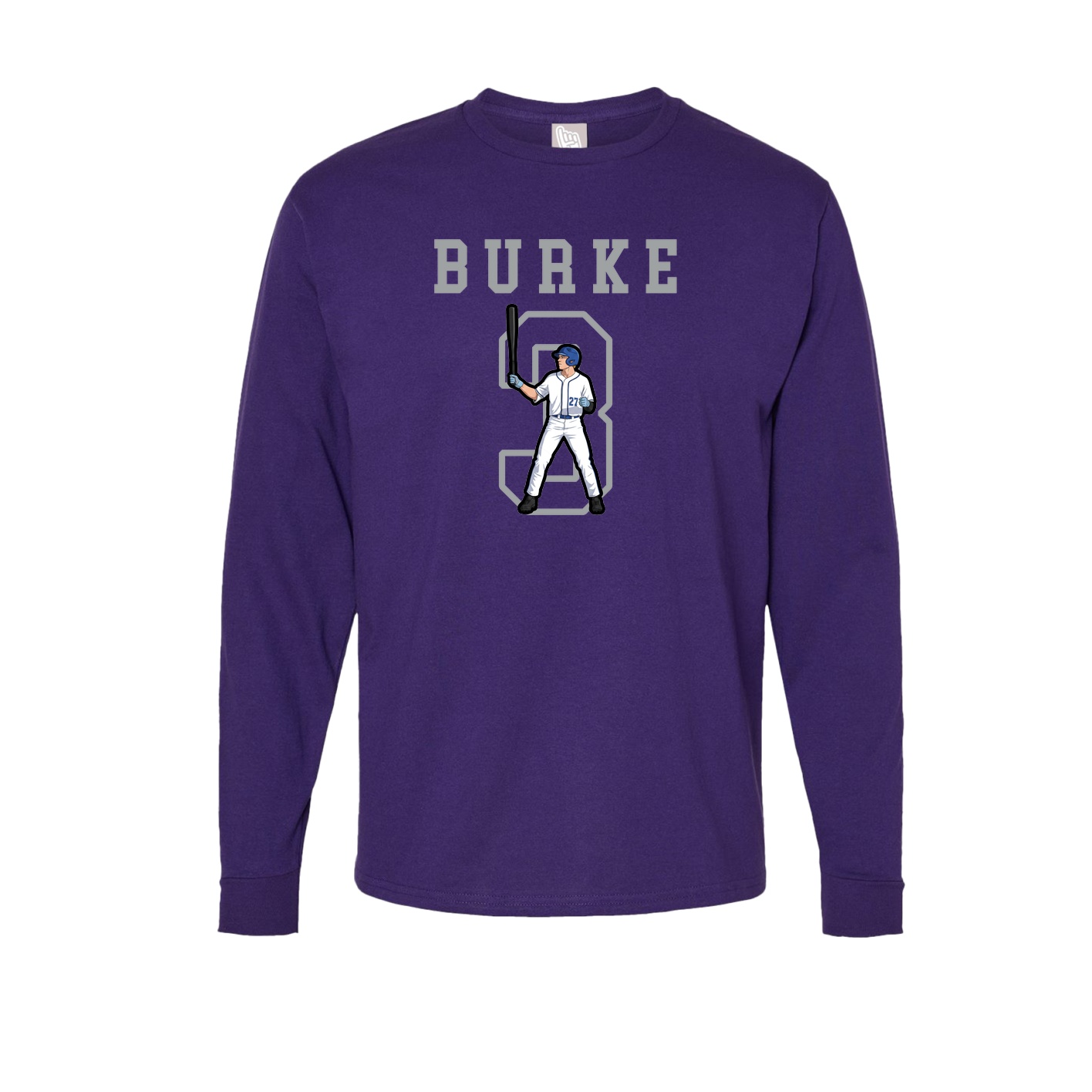 Long Sleeve Tee — Shirsey in Purple