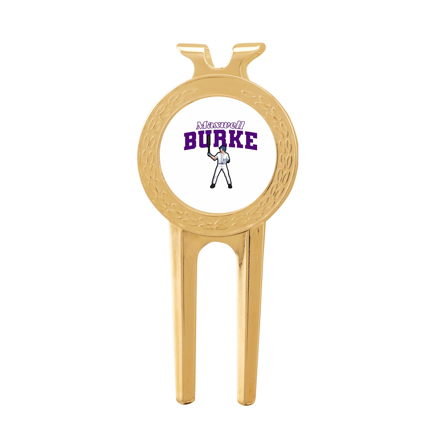 Divot Tool with Ball Marker — Name Arch in Classic