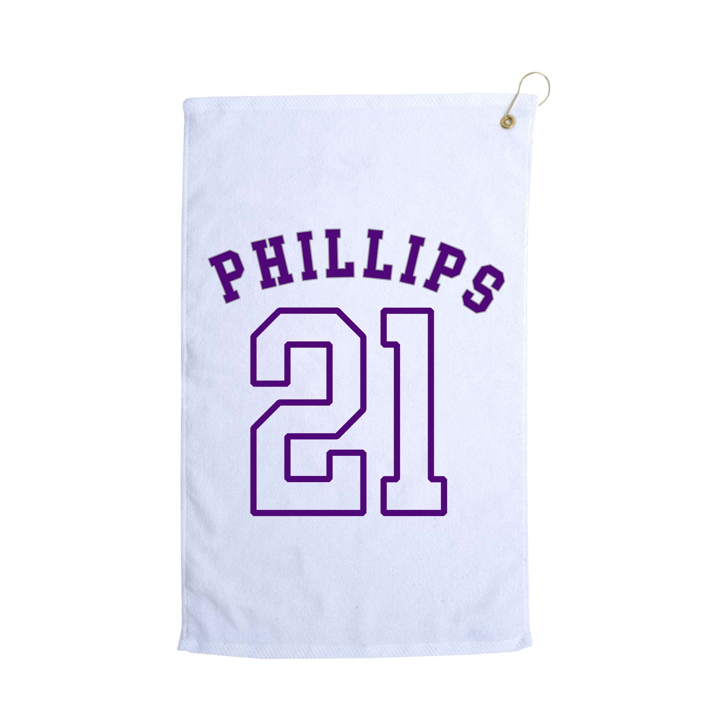 Golf Towel — Shirsey Arch in White