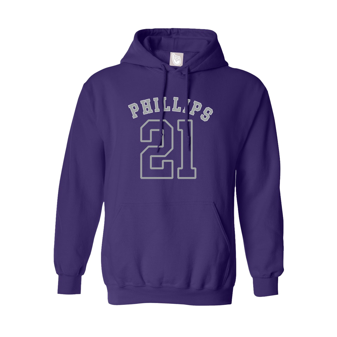 Youth Hoodie — Shirsey Arch in Purple