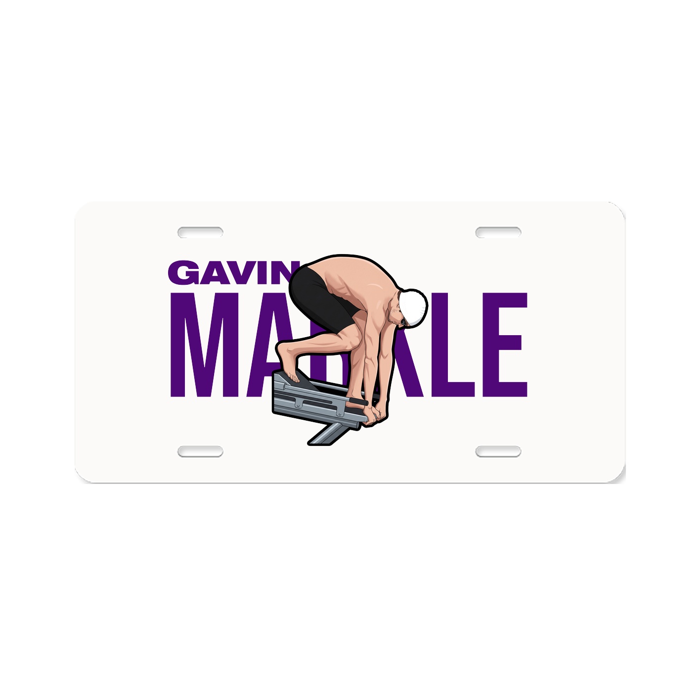 License Plate — Player Name in Classic