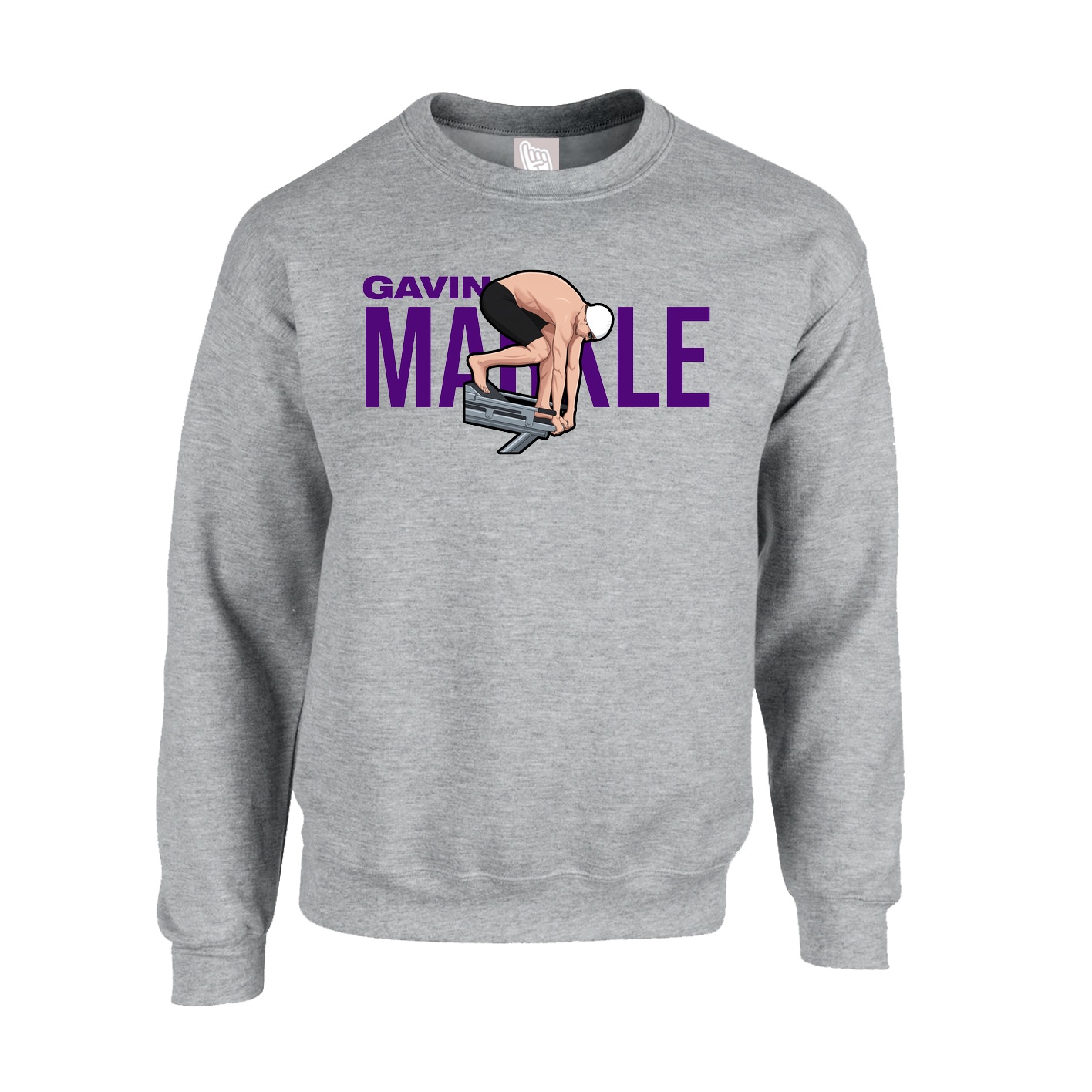 Fleece Crew — Player Name in Grey