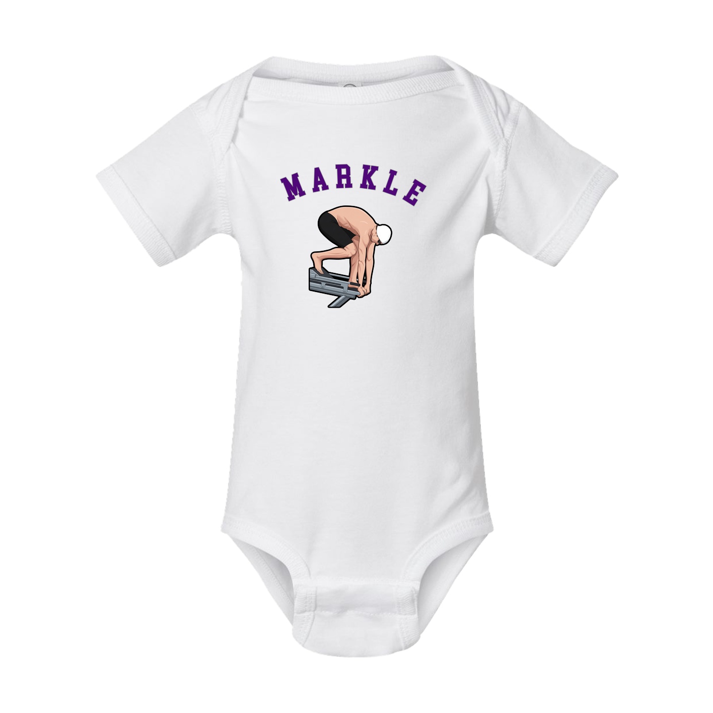 Baby Onesie — Shirsey Arch in White
